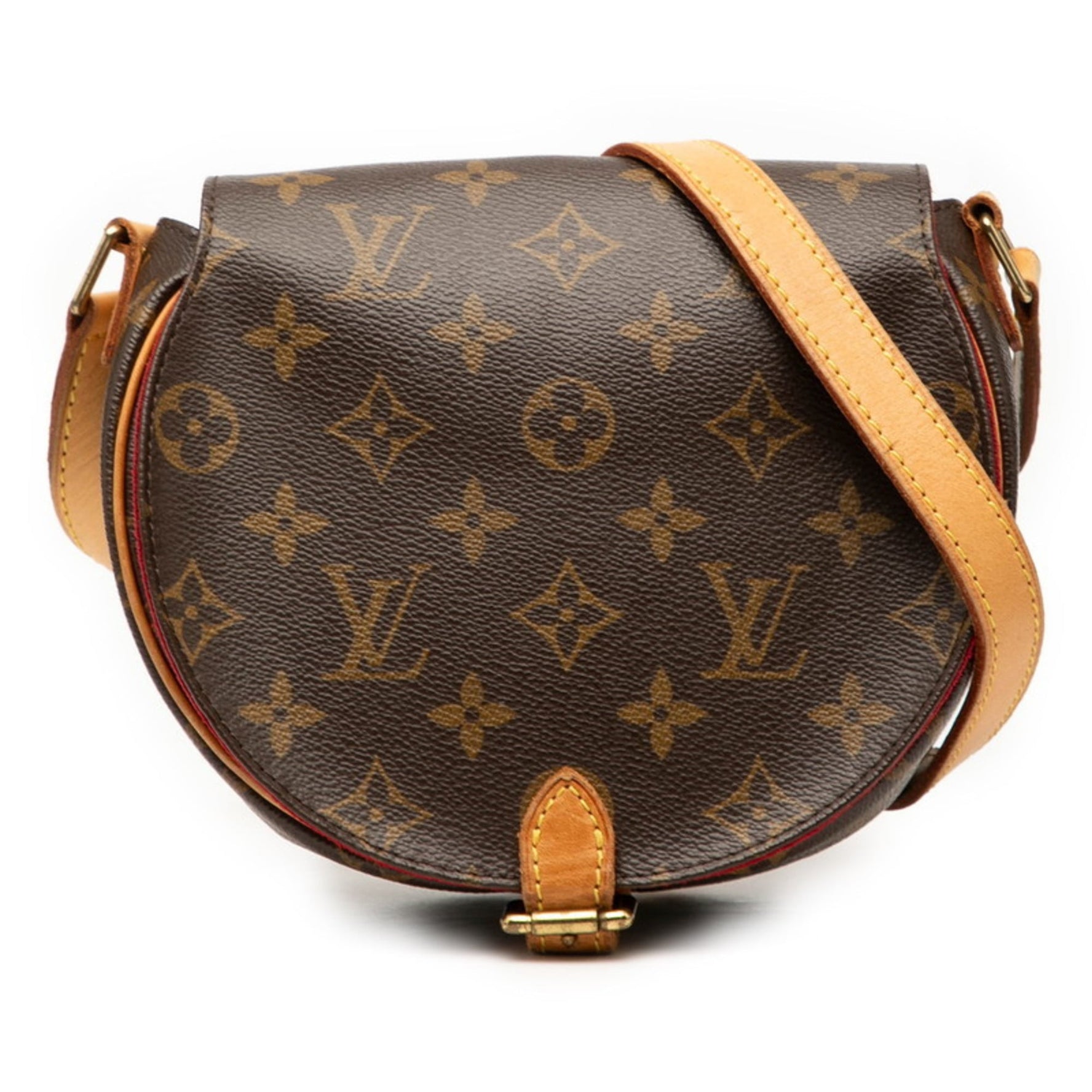 Louis Vuitton Monogram Tan Blanc Crossbody Shoulder Bag Leather LOUIS VUITTON