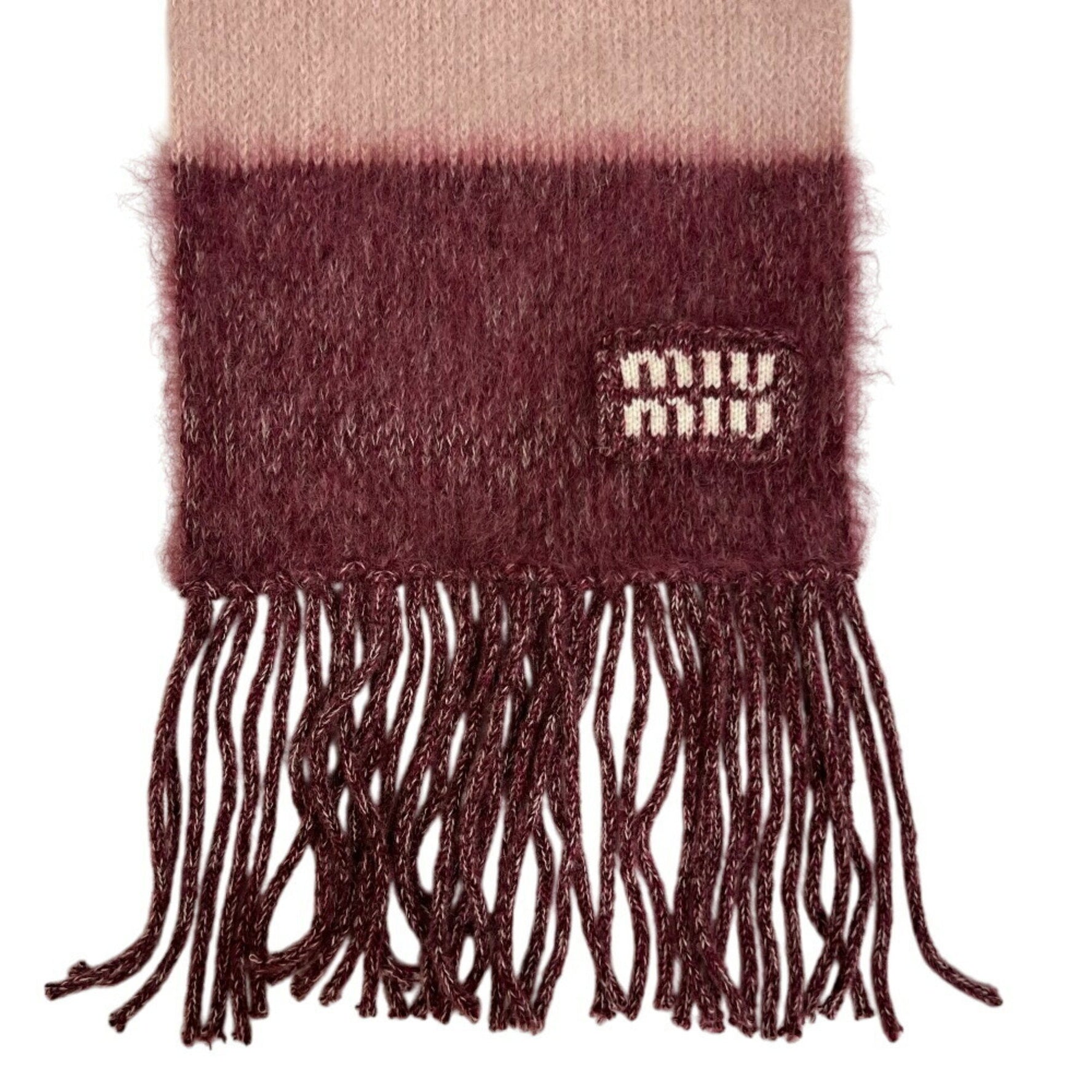 Miu Miu MIUMIU Miu Fluffy Thick Scarf