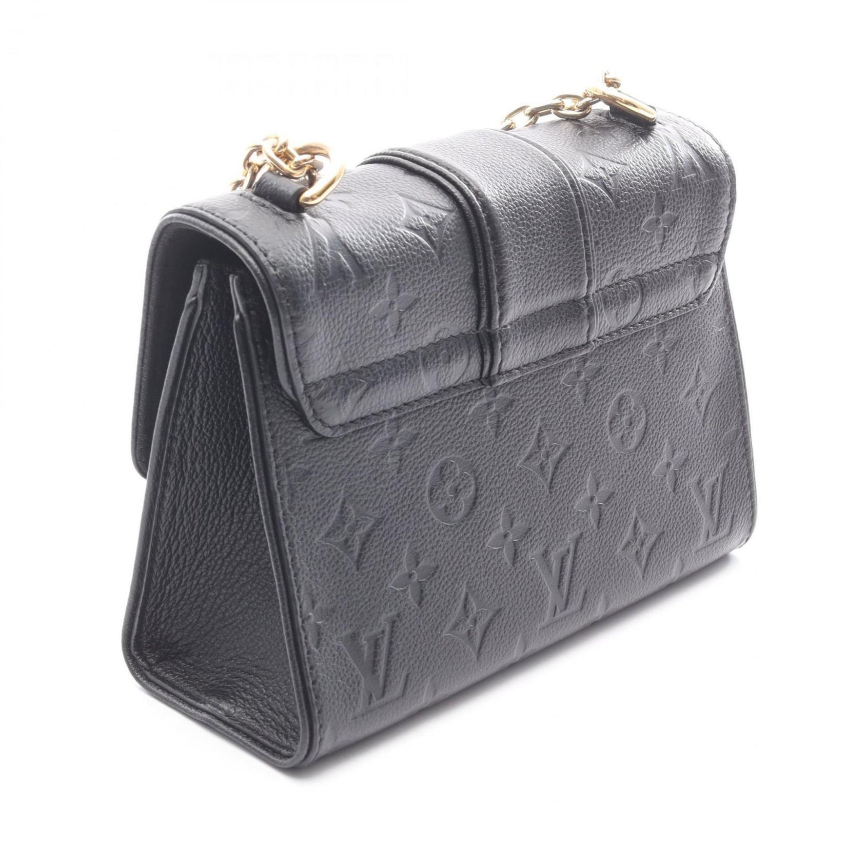 Louis Vuitton Saint-Sulpice BB Shoulder Bag in Monogram Empreinte Leather, Black