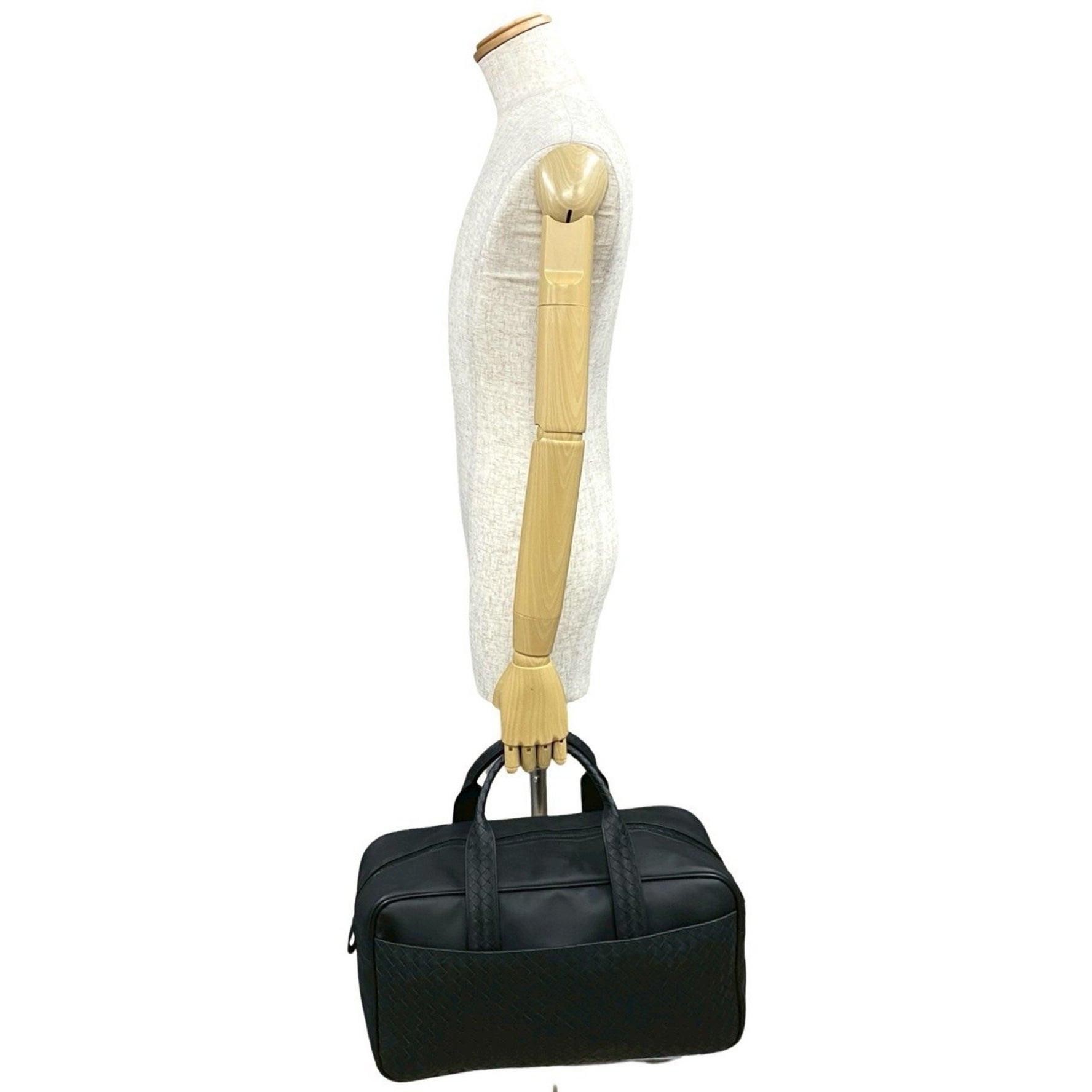 BOTTEGA VENETA Intrecciato Leather Mini Boston Bag in