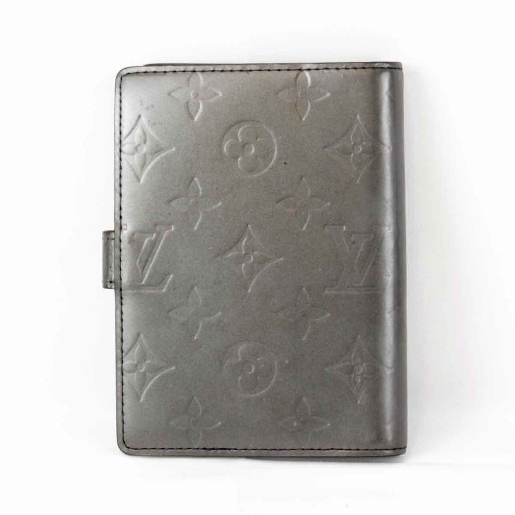 Louis Vuitton Agenda PM Notebook Cover Monogram Matte Grey