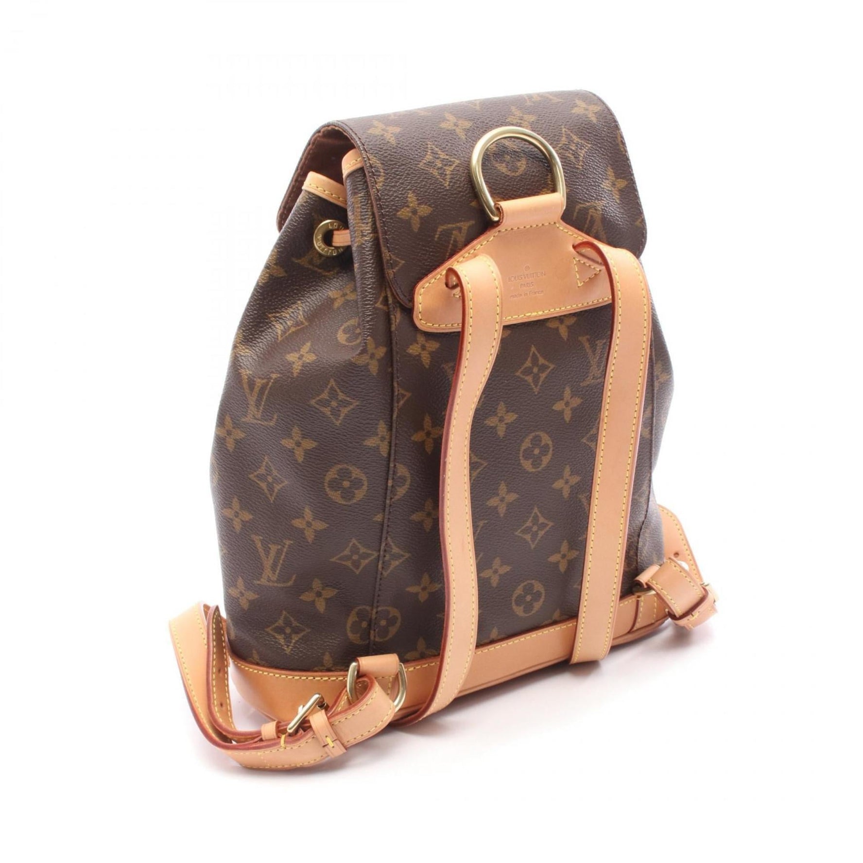 Louis Vuitton Montsouris MM Monogram Backpack, Coated Canvas and Leather