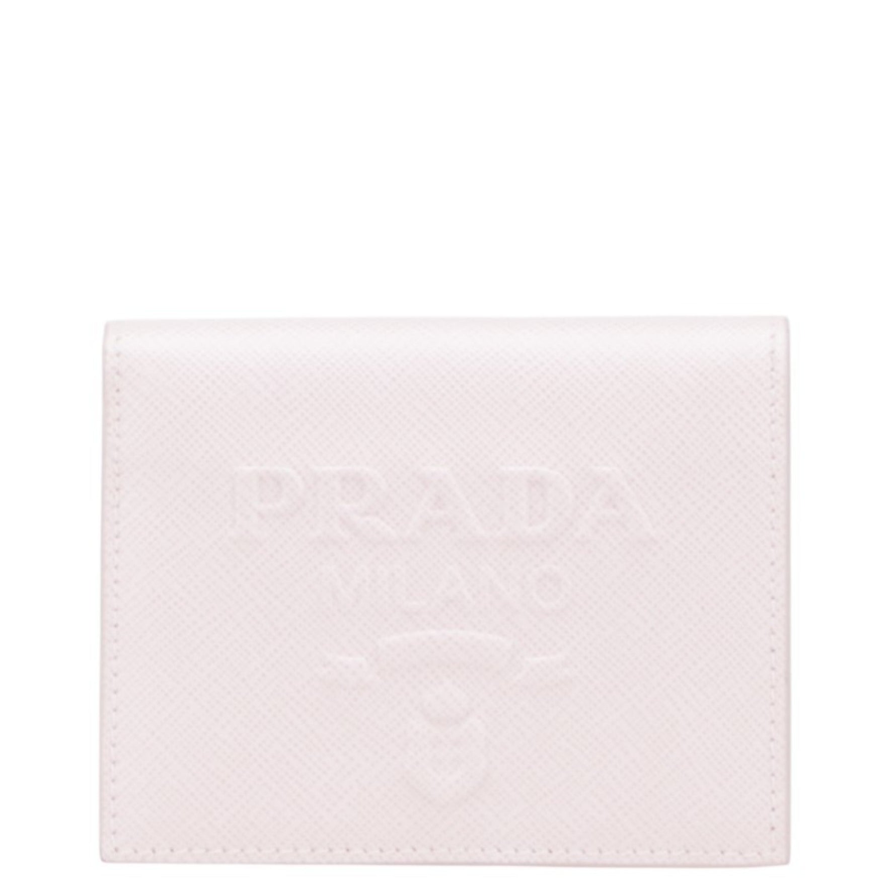 Prada Embossed Logo Bifold Wallet in Saffiano Leather