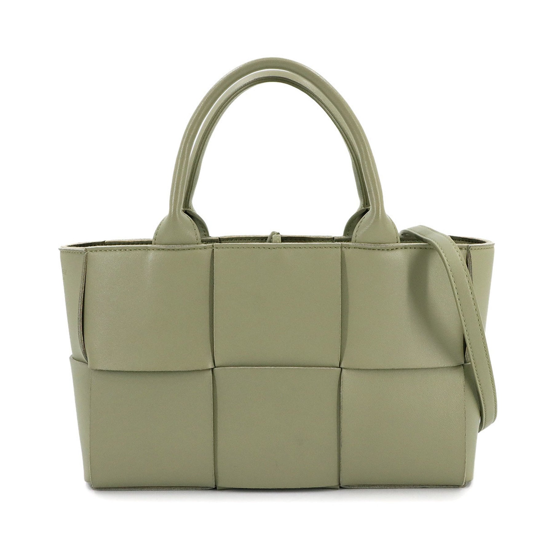 Bottega Veneta Intrecciato Mini Arco hand/shoulder bag in leather.