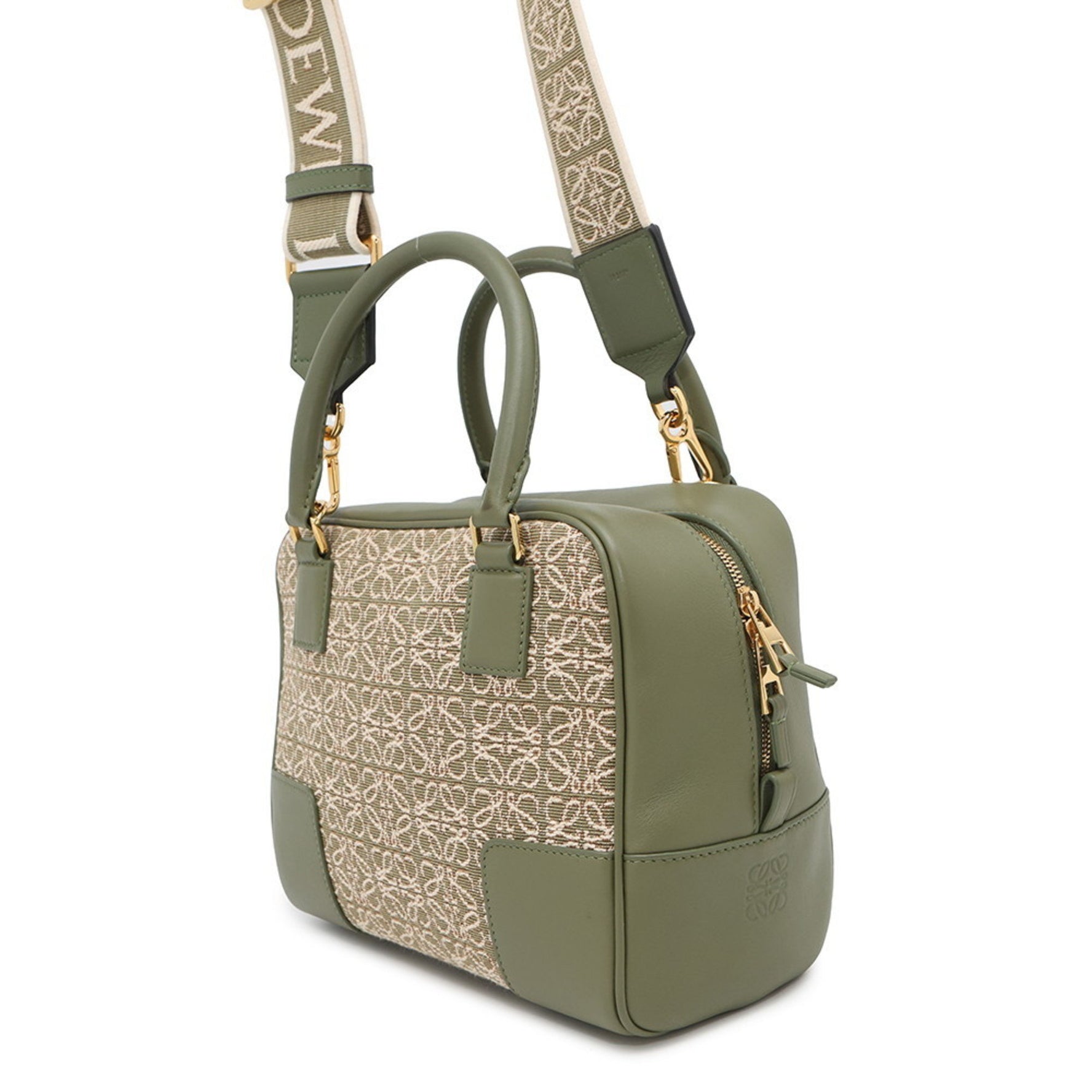LOEWE Handbag Square Anagram Amazona 19 Canvas