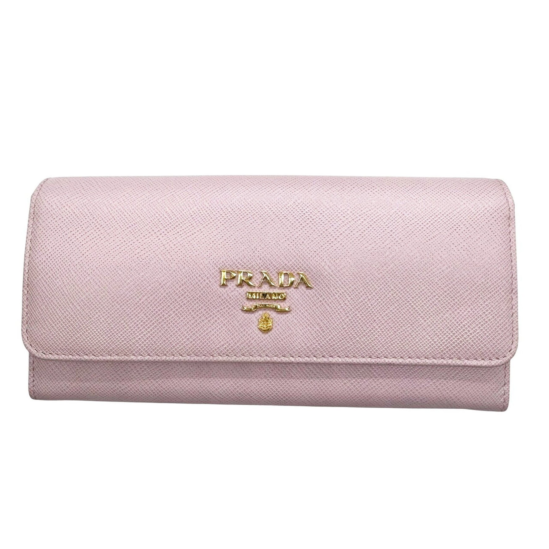 PRADA Saffiano Long Wallet SAFFIANO MULTIC ALABASTRO+PE