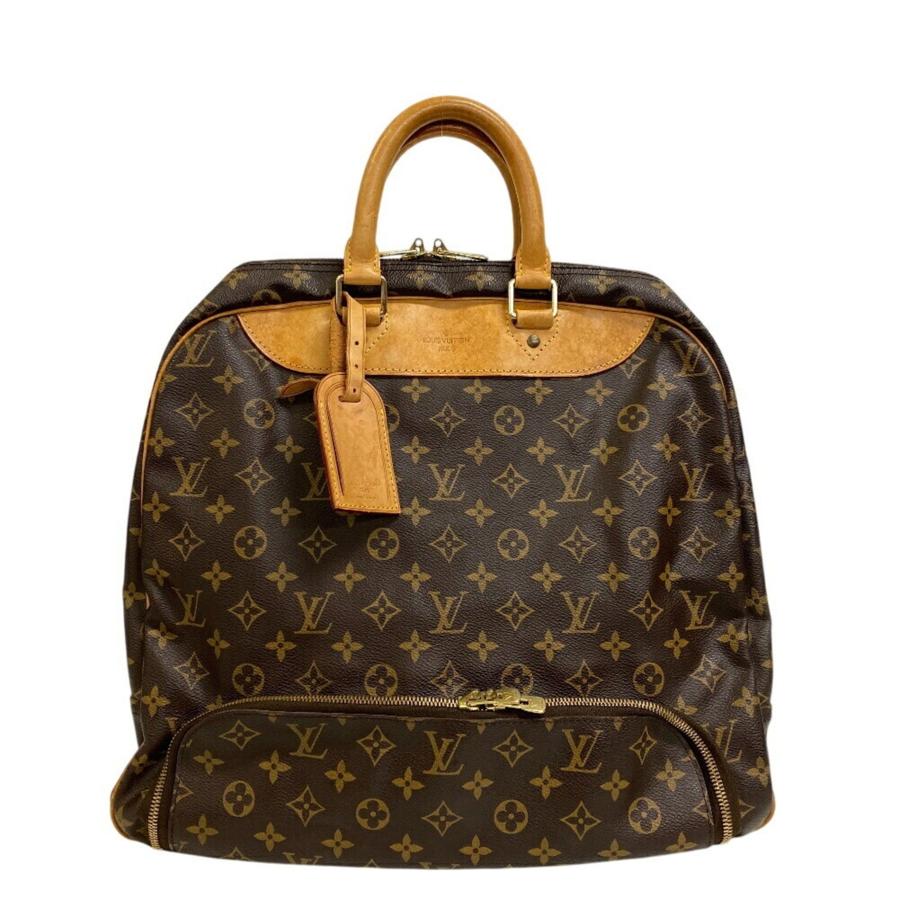 LOUIS VUITTON M41443 Evasion Boston Bag Monogram Handbag Women's Brown Unisex