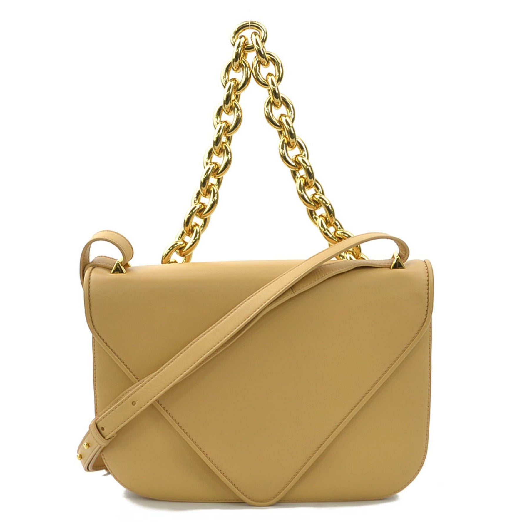 Bottega Veneta shoulder bag Mount Envelope leather gold