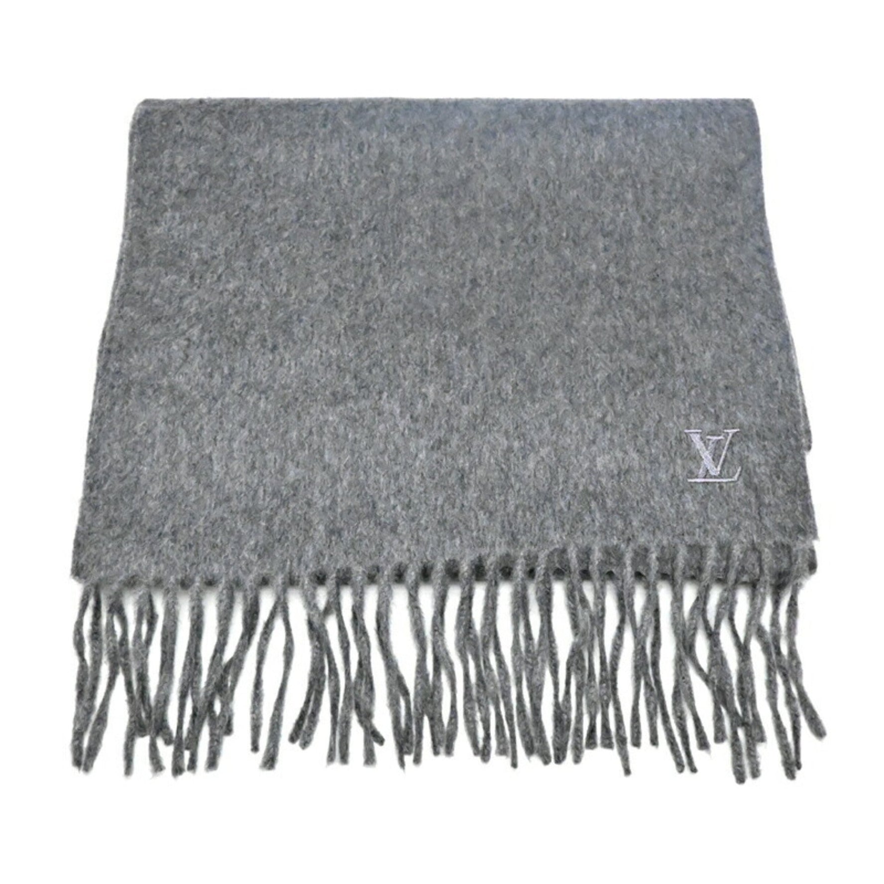 Louis Vuitton Echarpe Jeram and Men's Scarf Cashmere Grey