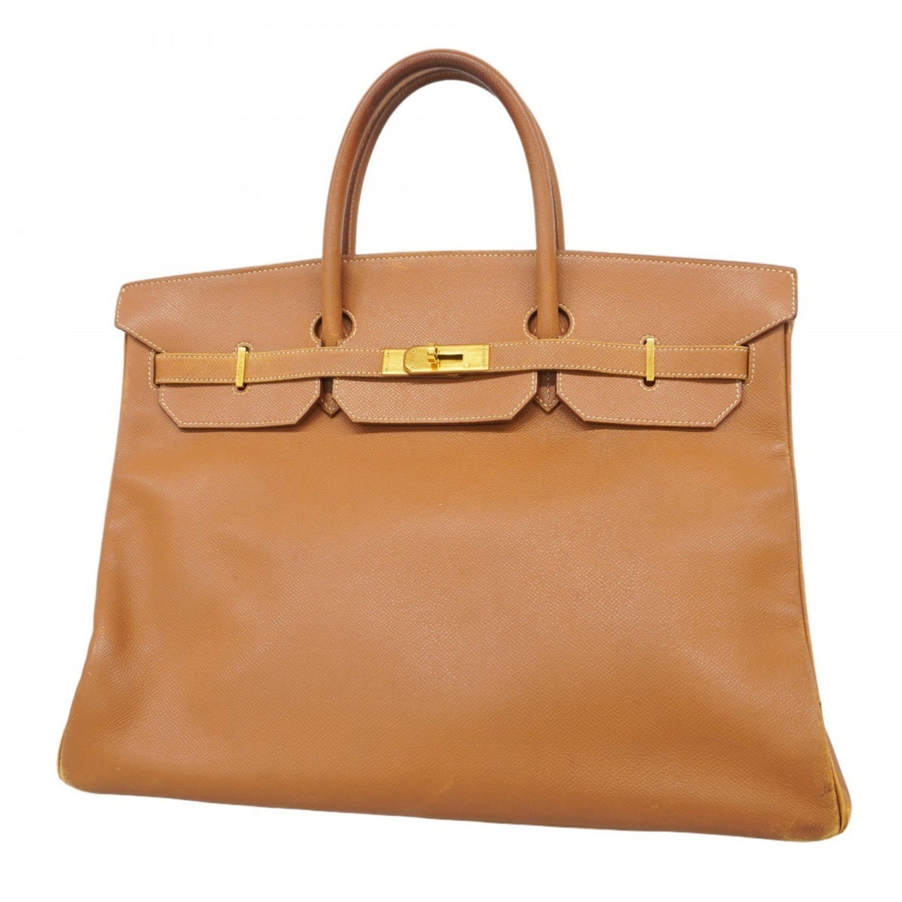 Hermes Hermès Birkin 40 Handbag, Epsom Leather, Gold, B Stamp, Women's, P1136111