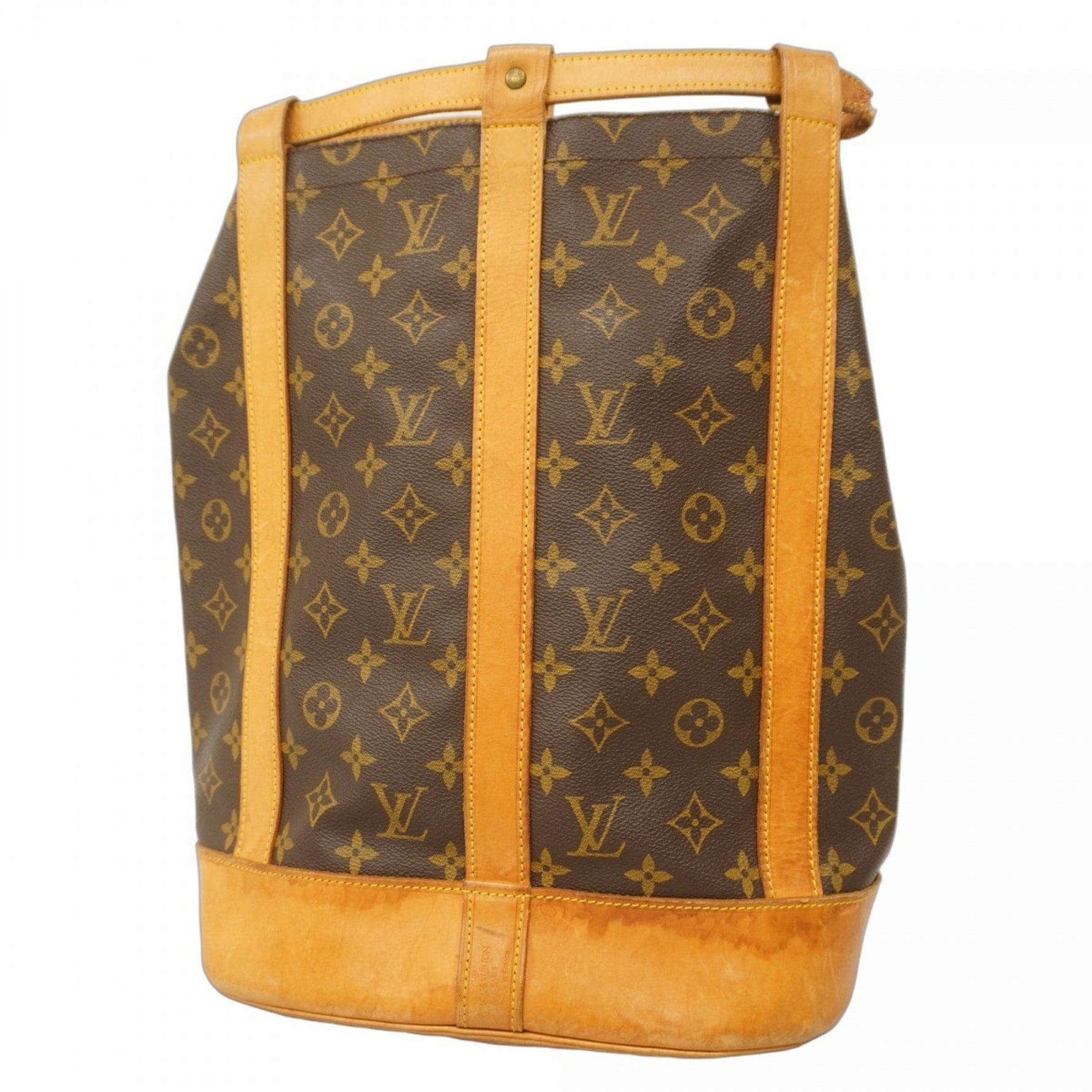 Louis Vuitton Monogram Randonne PM Shoulder Bag M42243 Brown Women's
