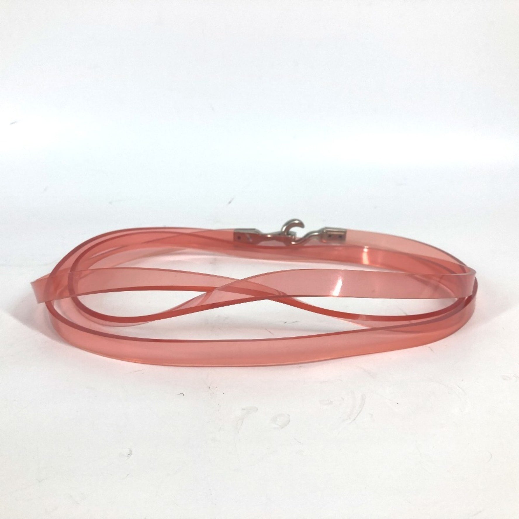 CHANEL 00C CC Coco Mark Belt Vinyl Women's Pink