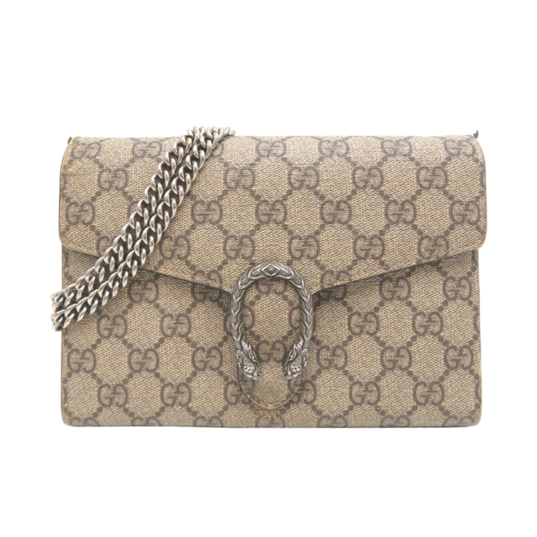 Gucci Dionysus Chain Wallet Shoulder Bag GG Supreme