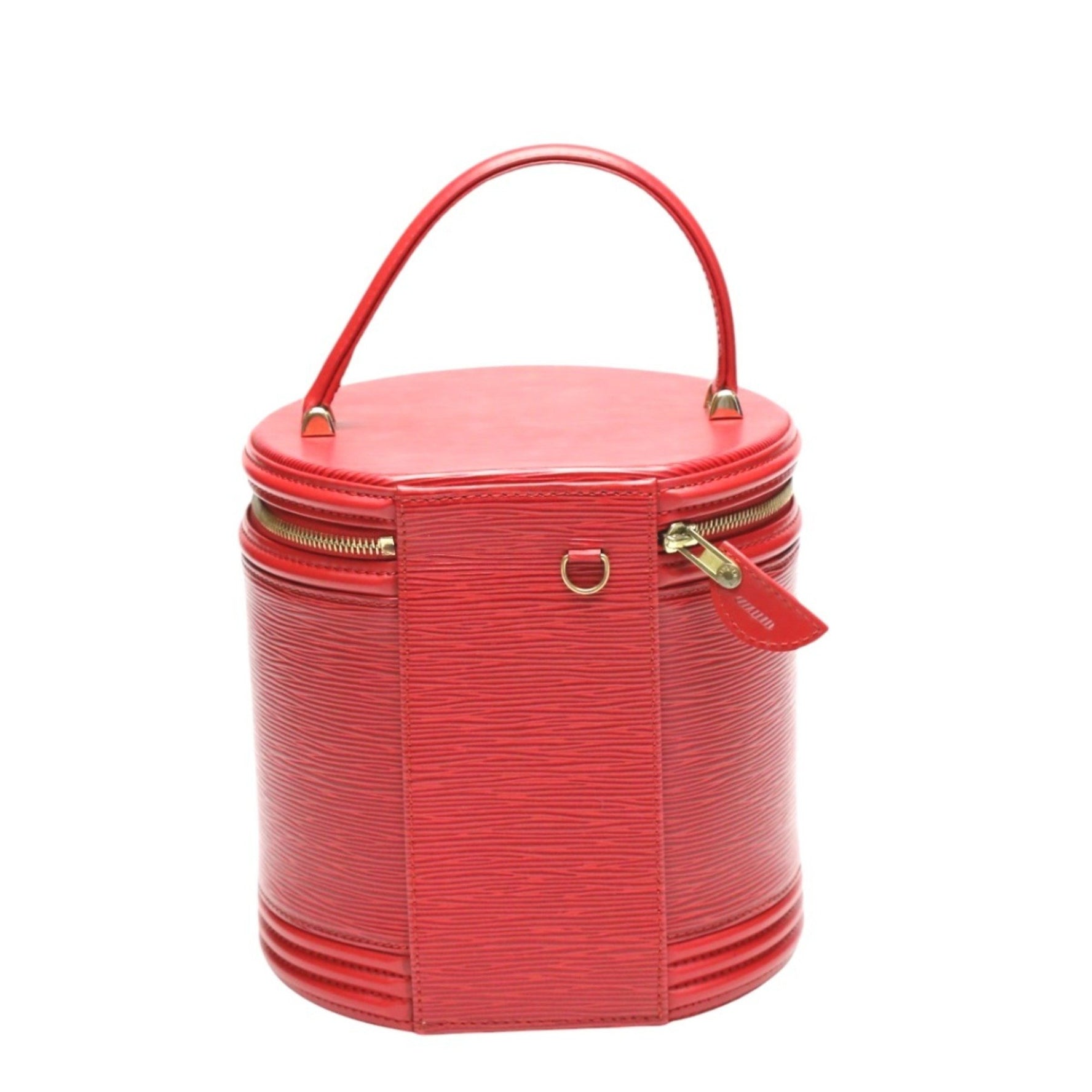 Louis Vuitton LOUIS VUITTON Handbag Epi Cannes Leather M48037 Castillian Red LV