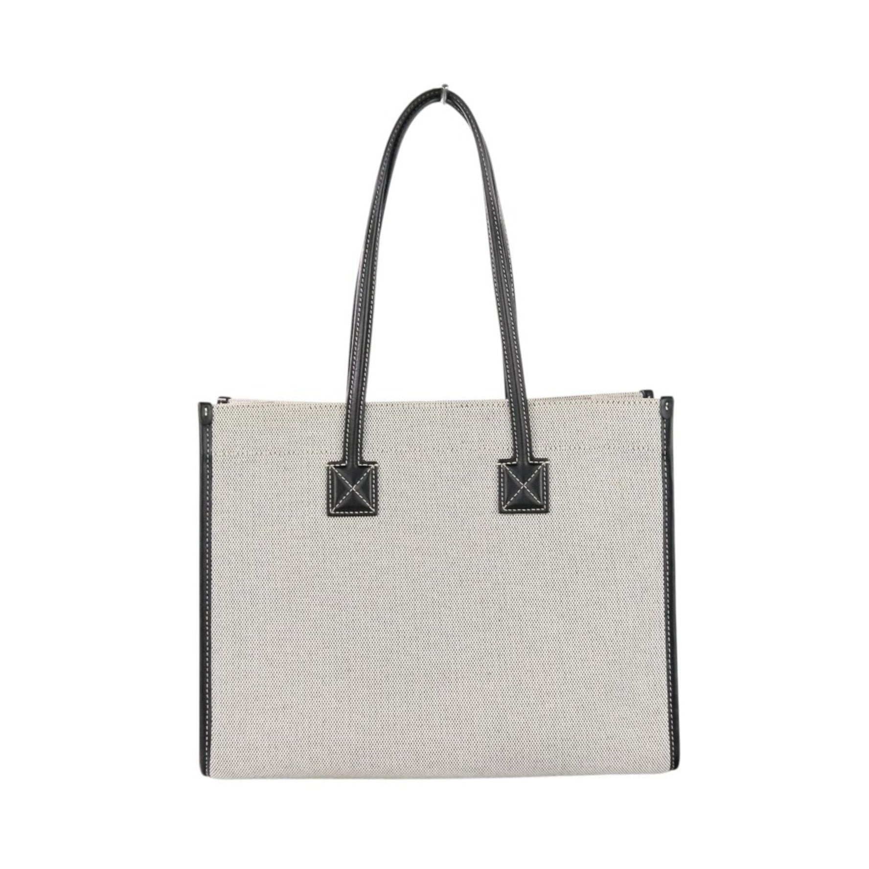 BURBERRY SM FREYA TOTE Canvas Tote Bag Gray