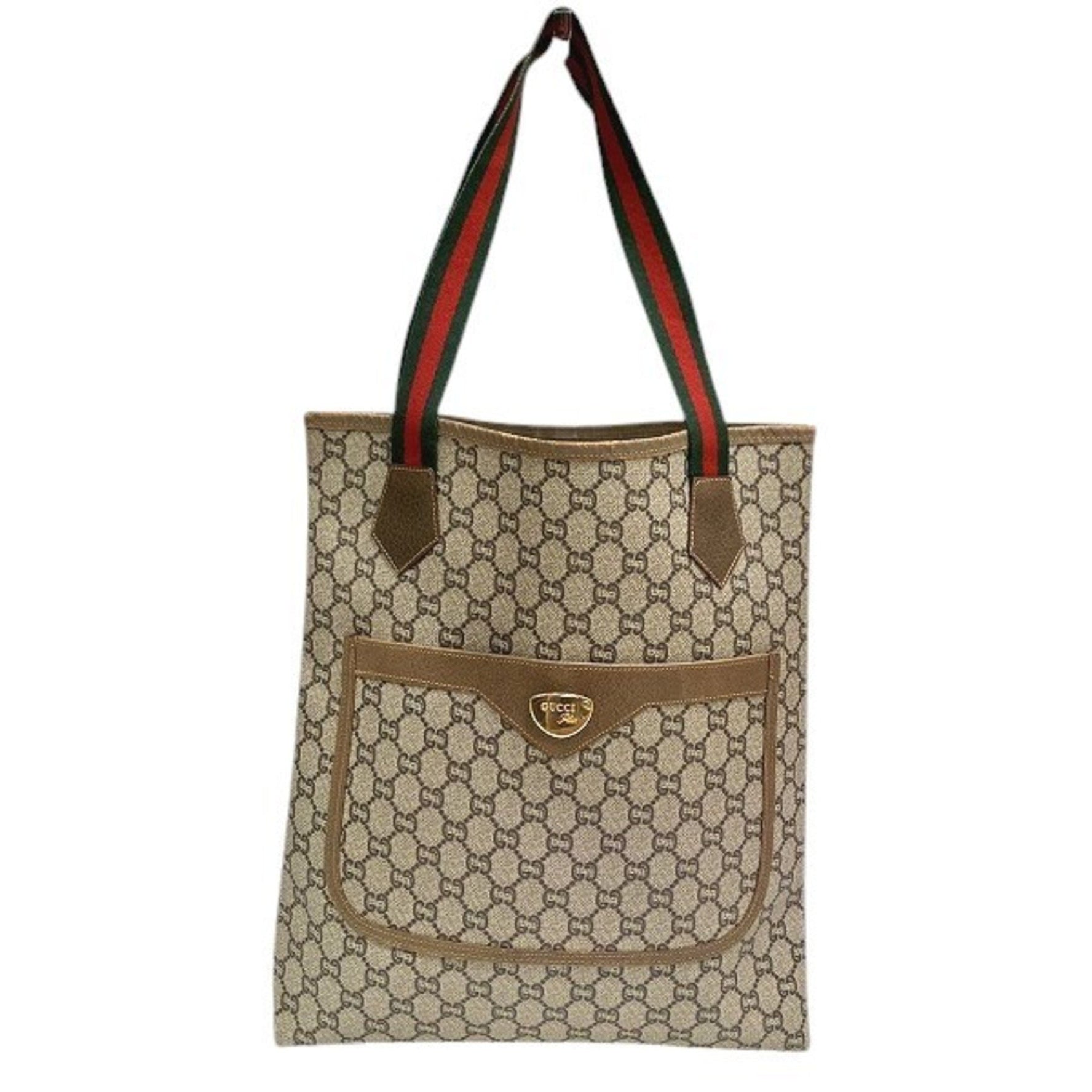 GUCCI GG Plus Old Sherry Line Bag Tote Men's