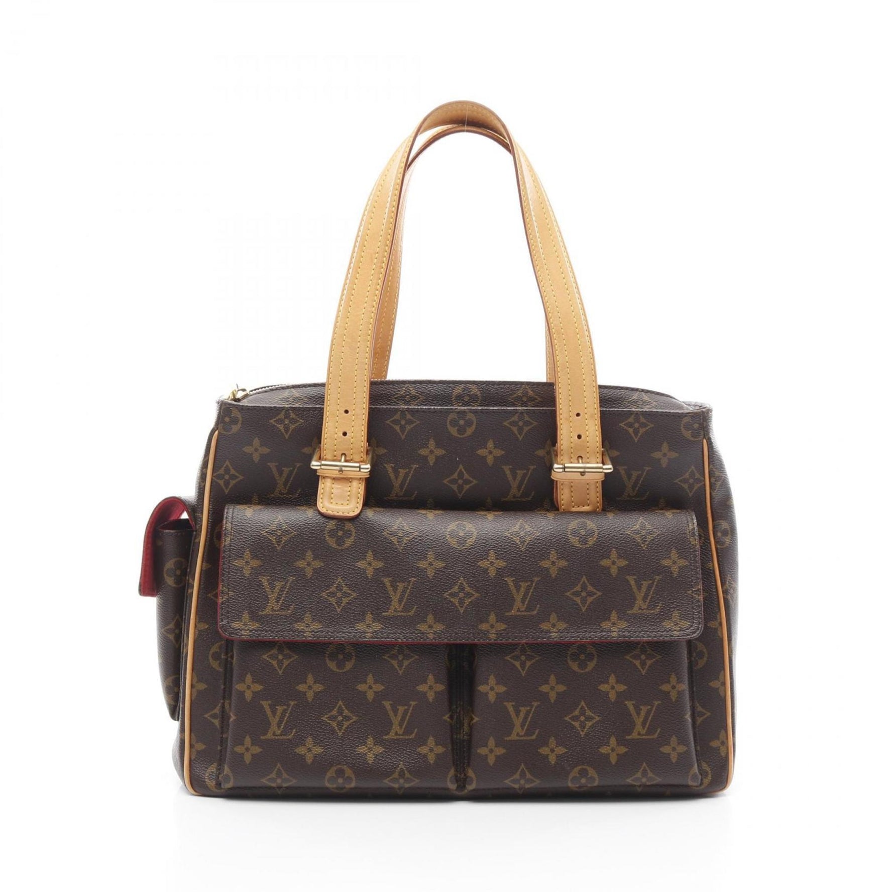 Louis Vuitton Multiplicite Handbag Coated Canvas Leather Monogram