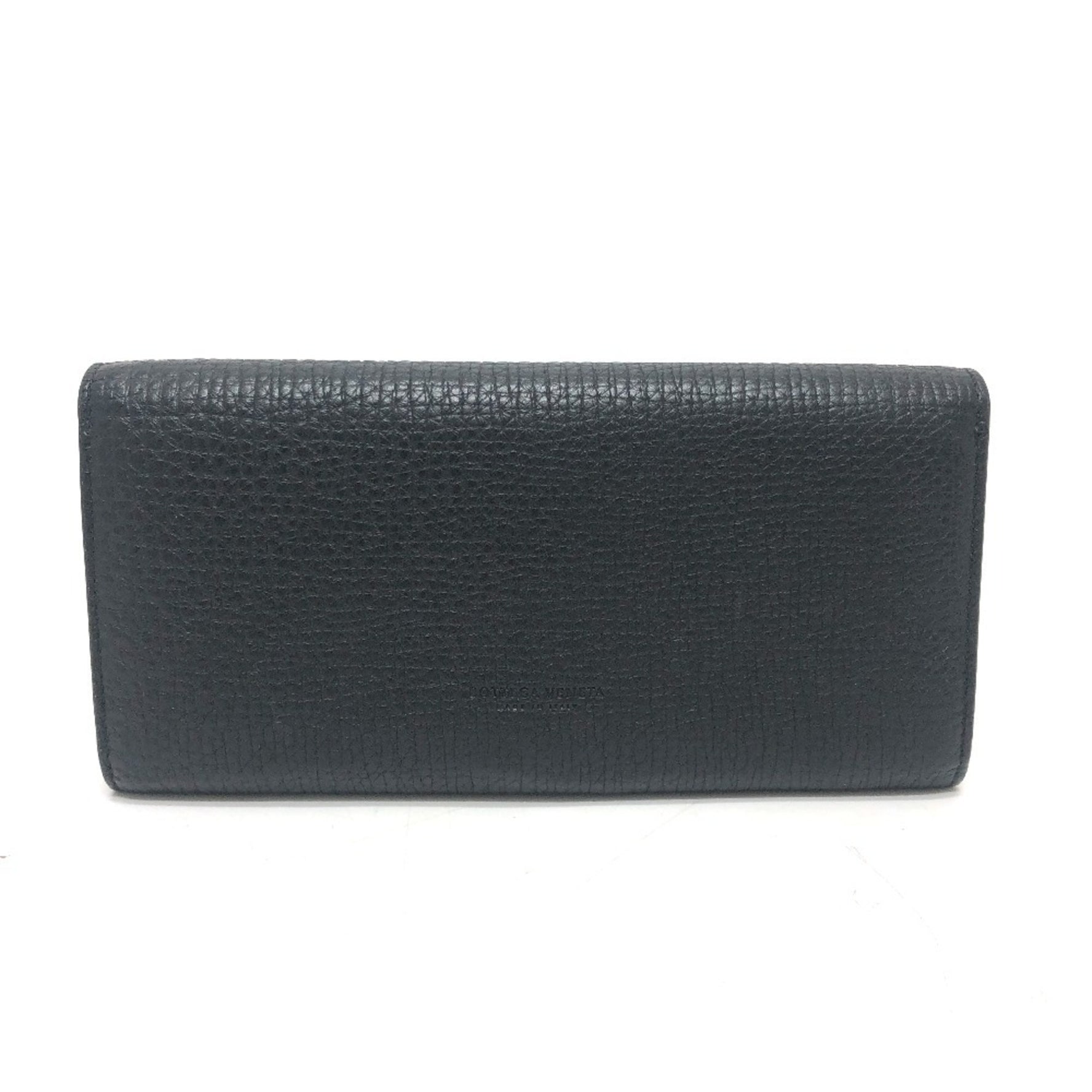 BOTTEGA VENETA Palmellato Bi-fold Long Wallet Continental Leather