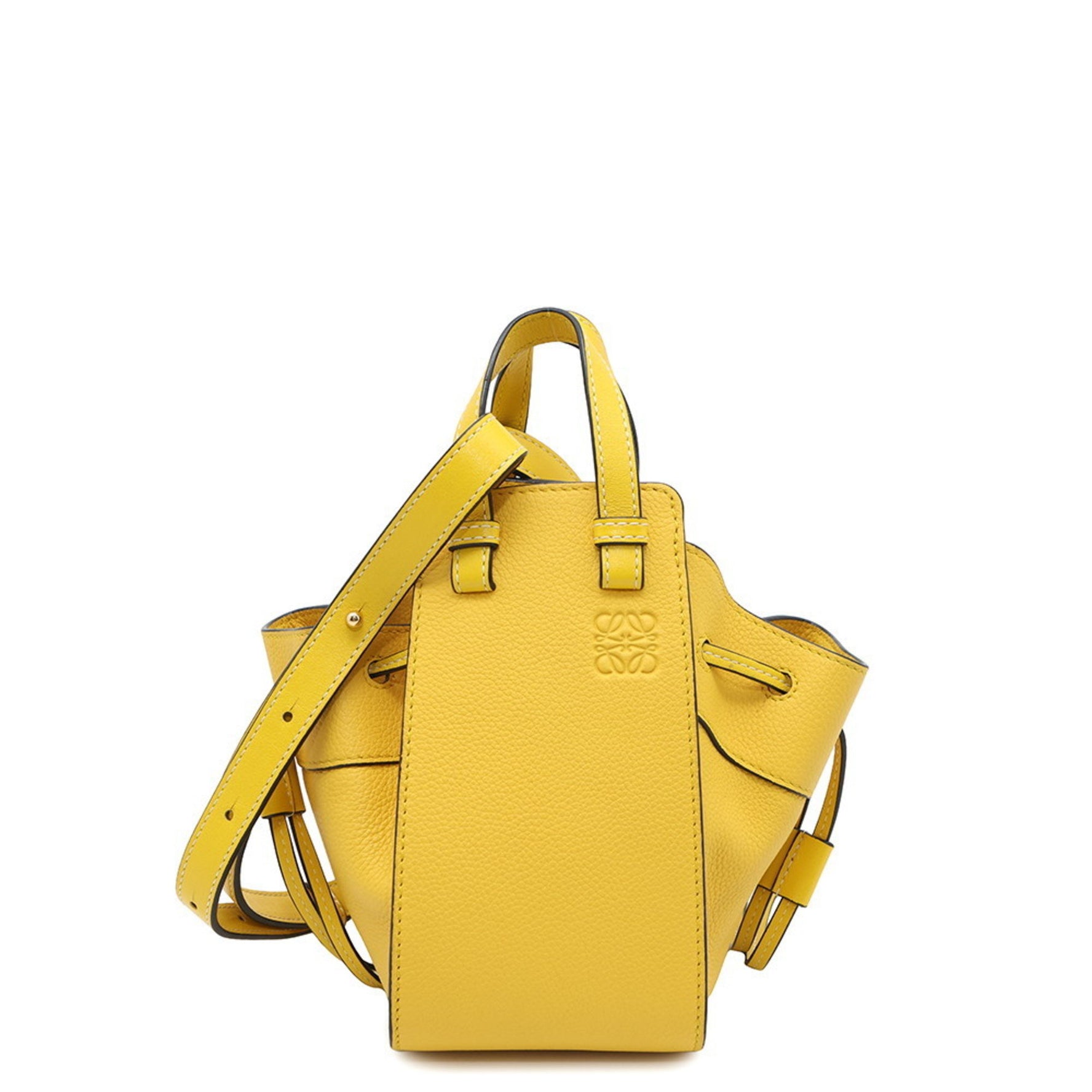 LOEWE Drawstring Hammock Mini Handbag in Calf Leather