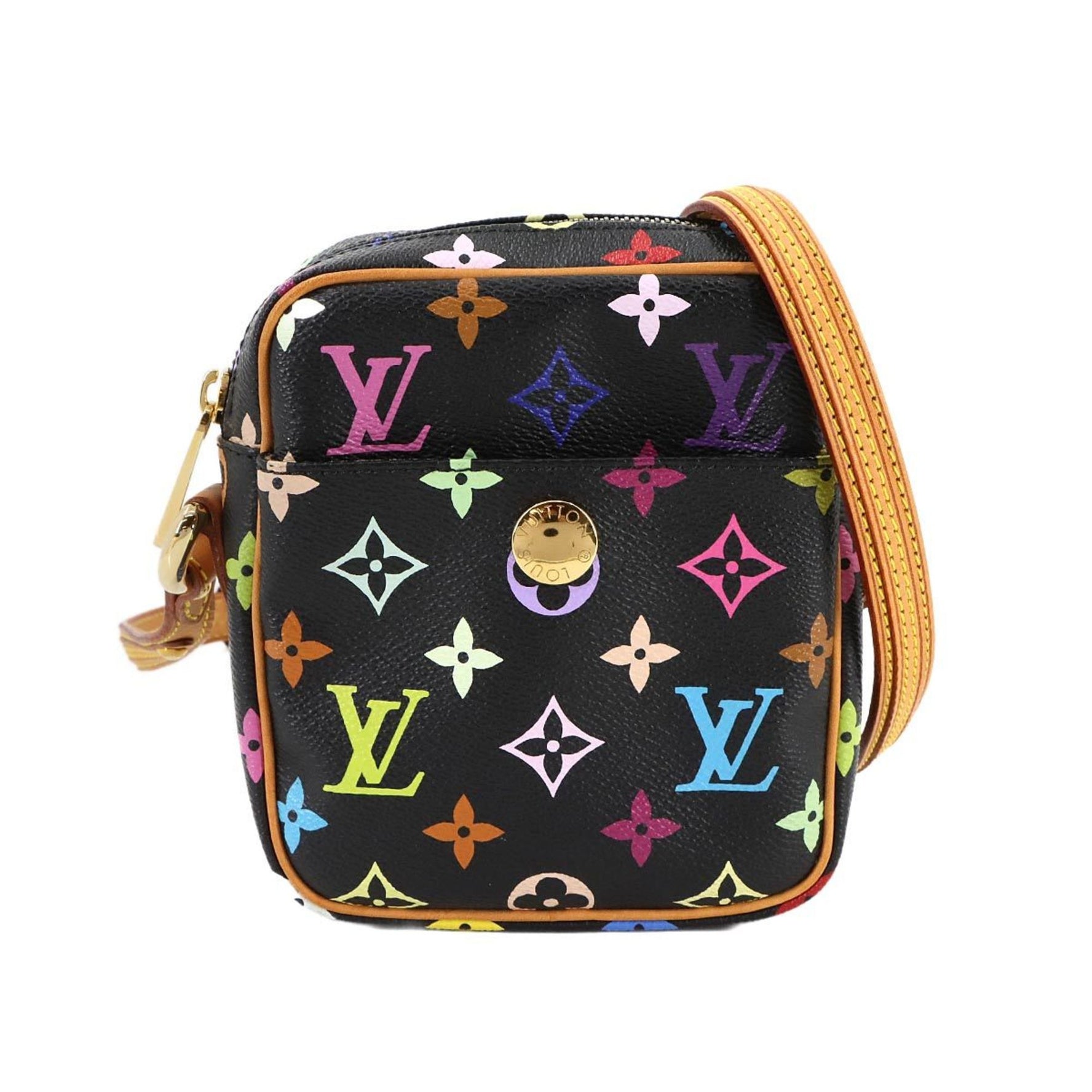 Louis Vuitton Monogram Multicolor Rift Mini Shoulder Bag, Noir
