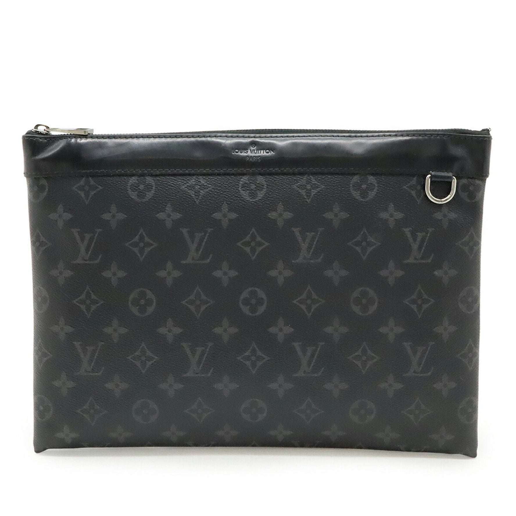 LOUIS VUITTON Monogram Eclipse Pochette Discovery Clutch Bag/Second Bag