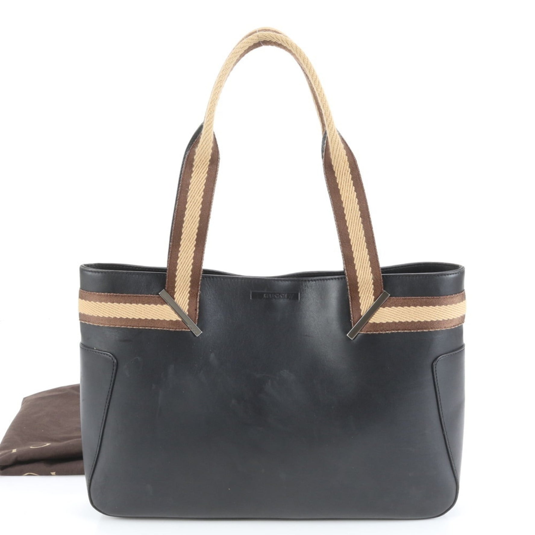 Gucci 002 1135 Leather Tote Bag, Shoulder Handbag