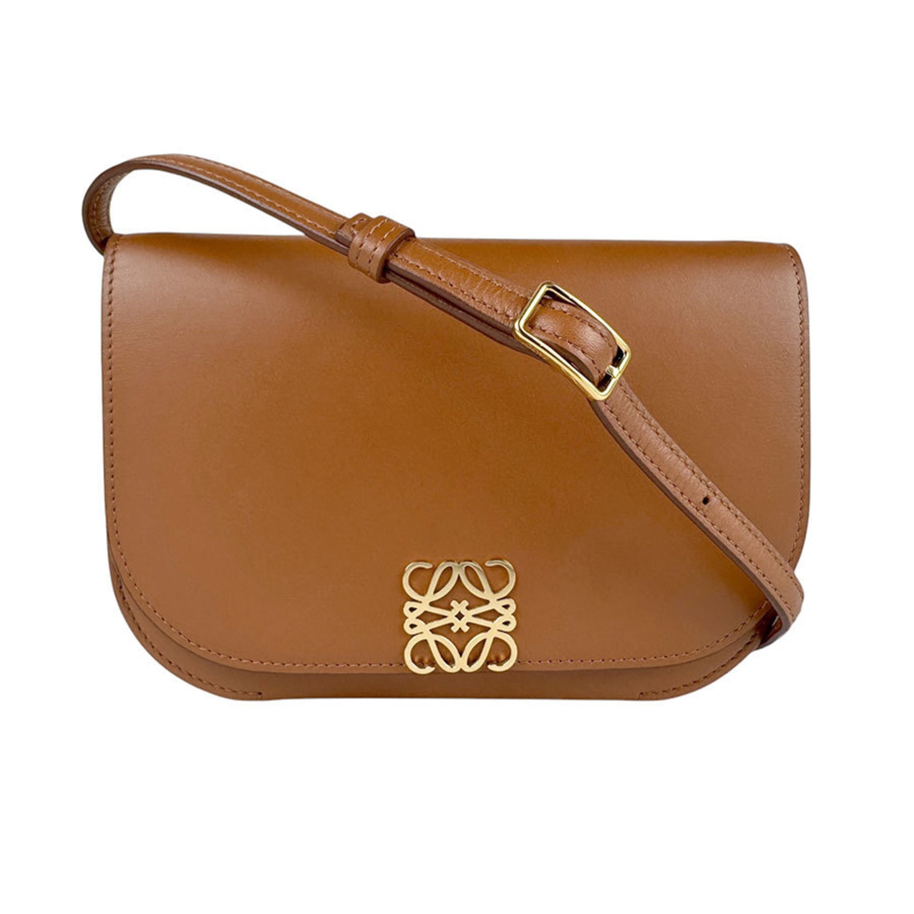 LOEWE Shoulder Bag Goya Small Leather Gold