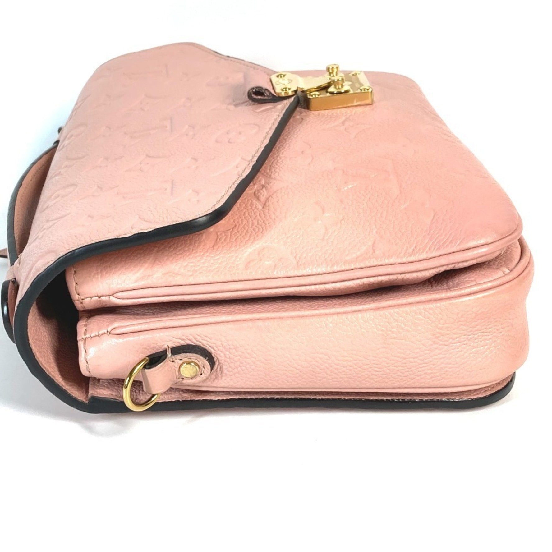 LOUIS VUITTON Monogram Empreinte Pochette Metis MM Bag, Handbag/Shoulder Leather, Rose Poudre Pink