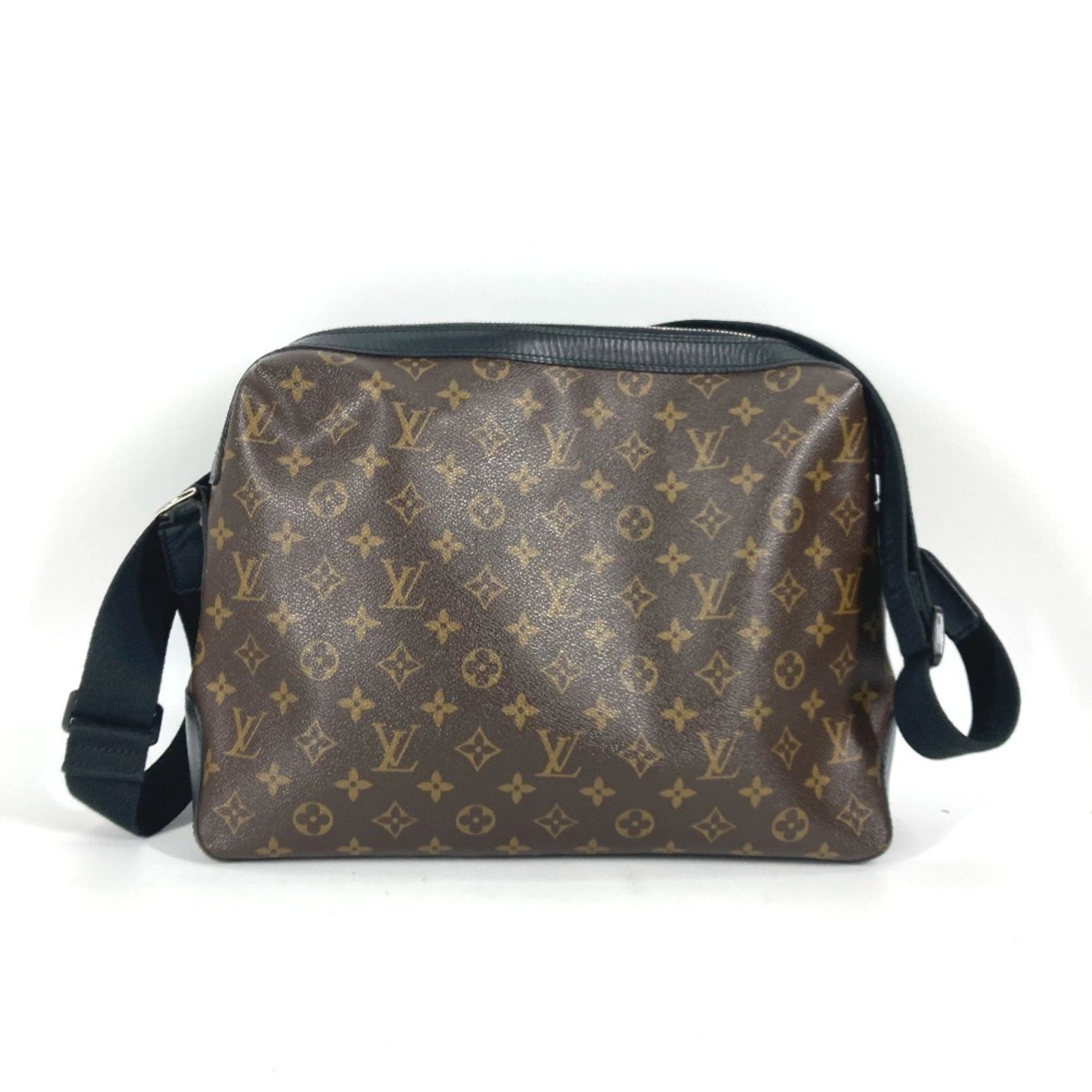 LOUIS VUITTON M40387 Monogram Macassar Torres Shoulder Bag in Canvas, Men's, Brown