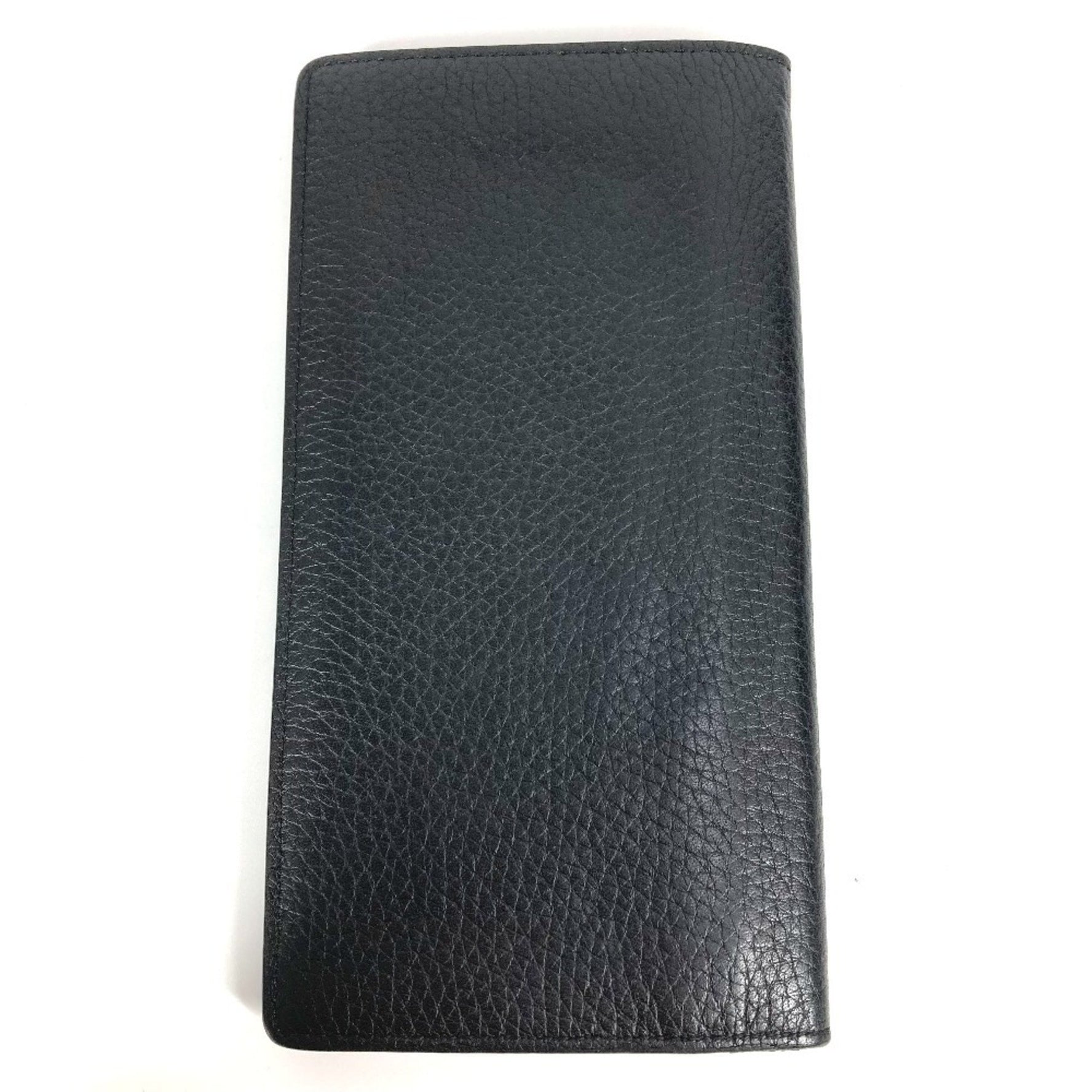 LOUIS VUITTON M58192 Portefeuille Brazza Bifold Wallet, Long Taurillon Leather, Women's, Black