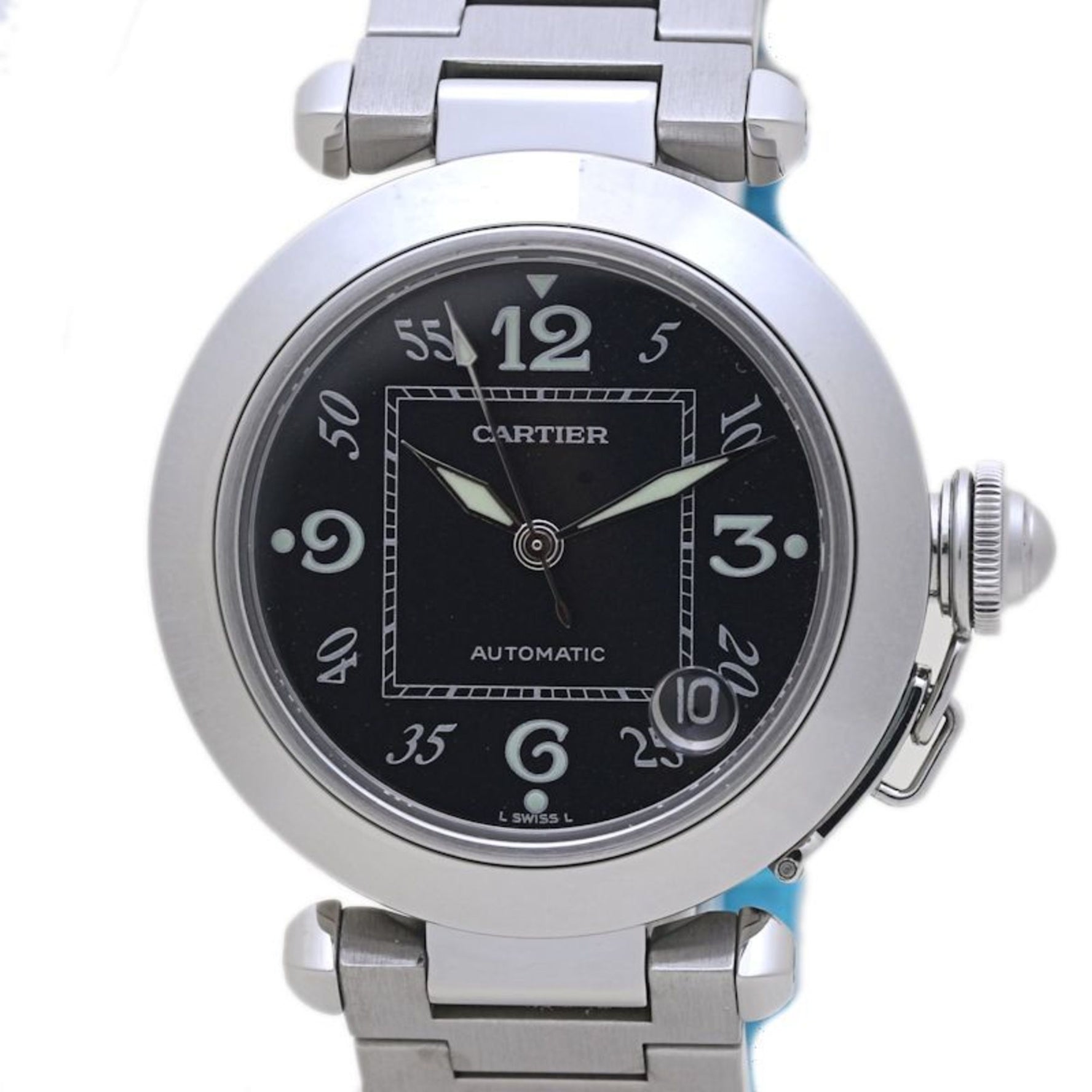CARTIER Pasha C Old Calendar Stainless Steel Watch