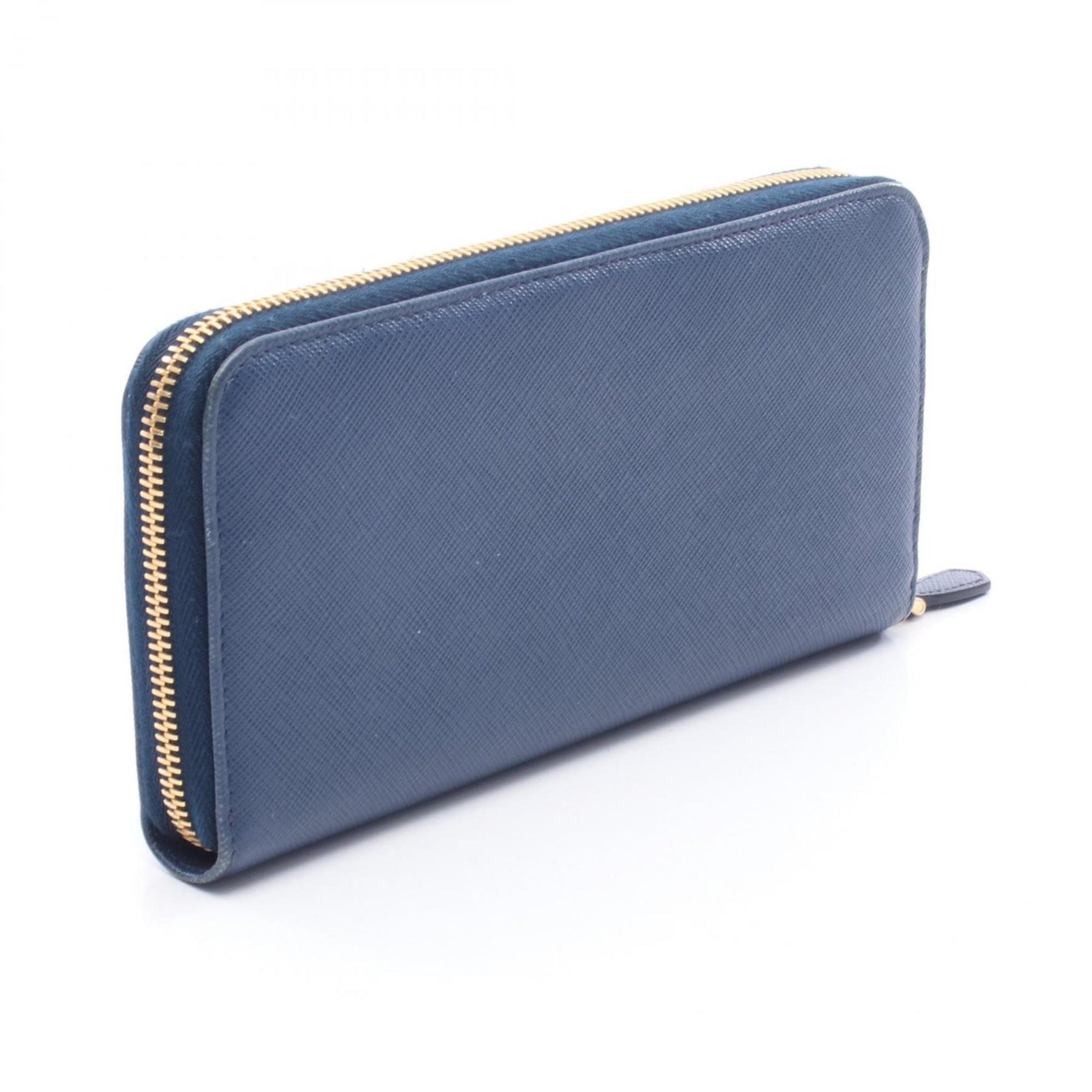 Prada Leather Round Long Wallet