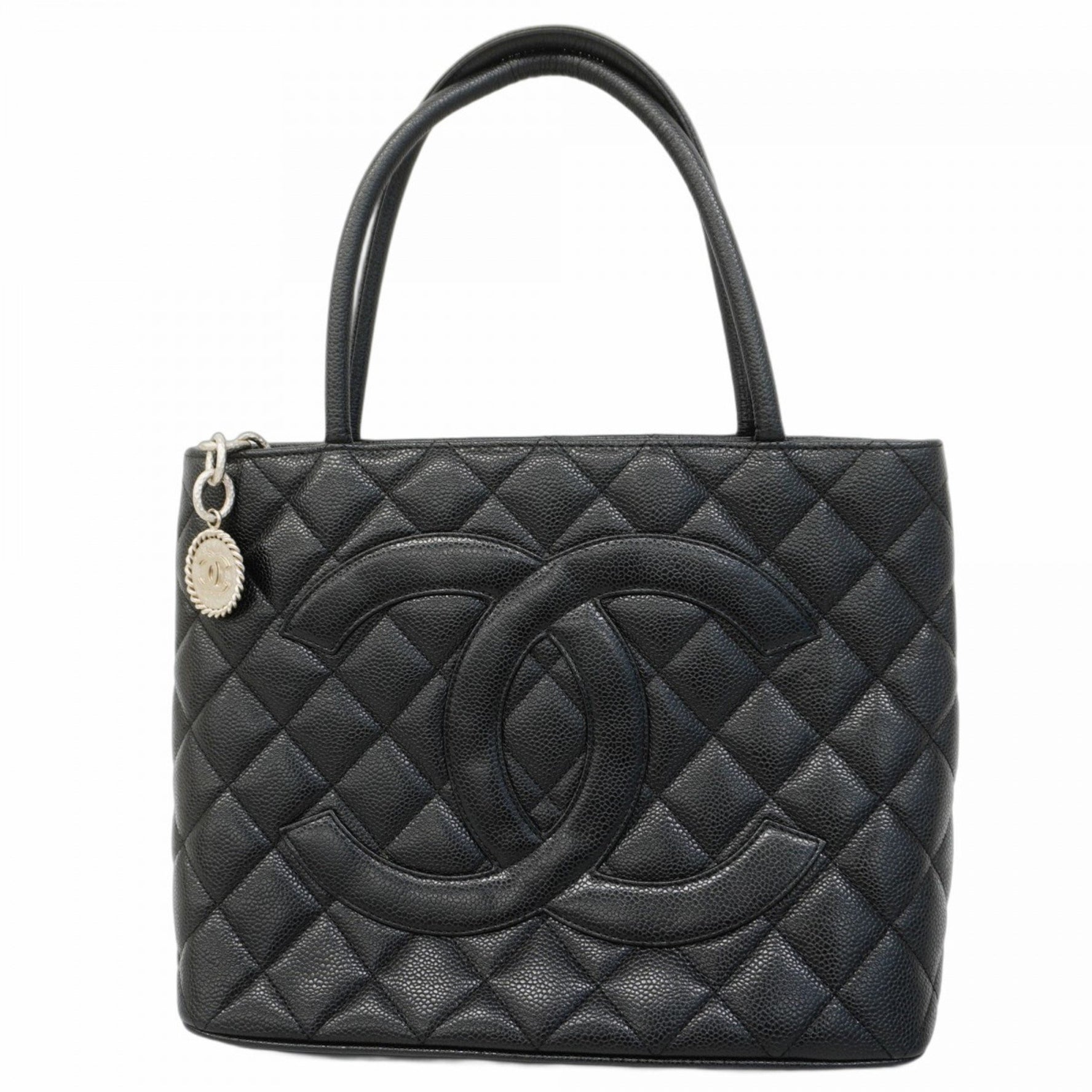 Chanel Reissue Tote Bag, Caviar Skin, Black, Women's