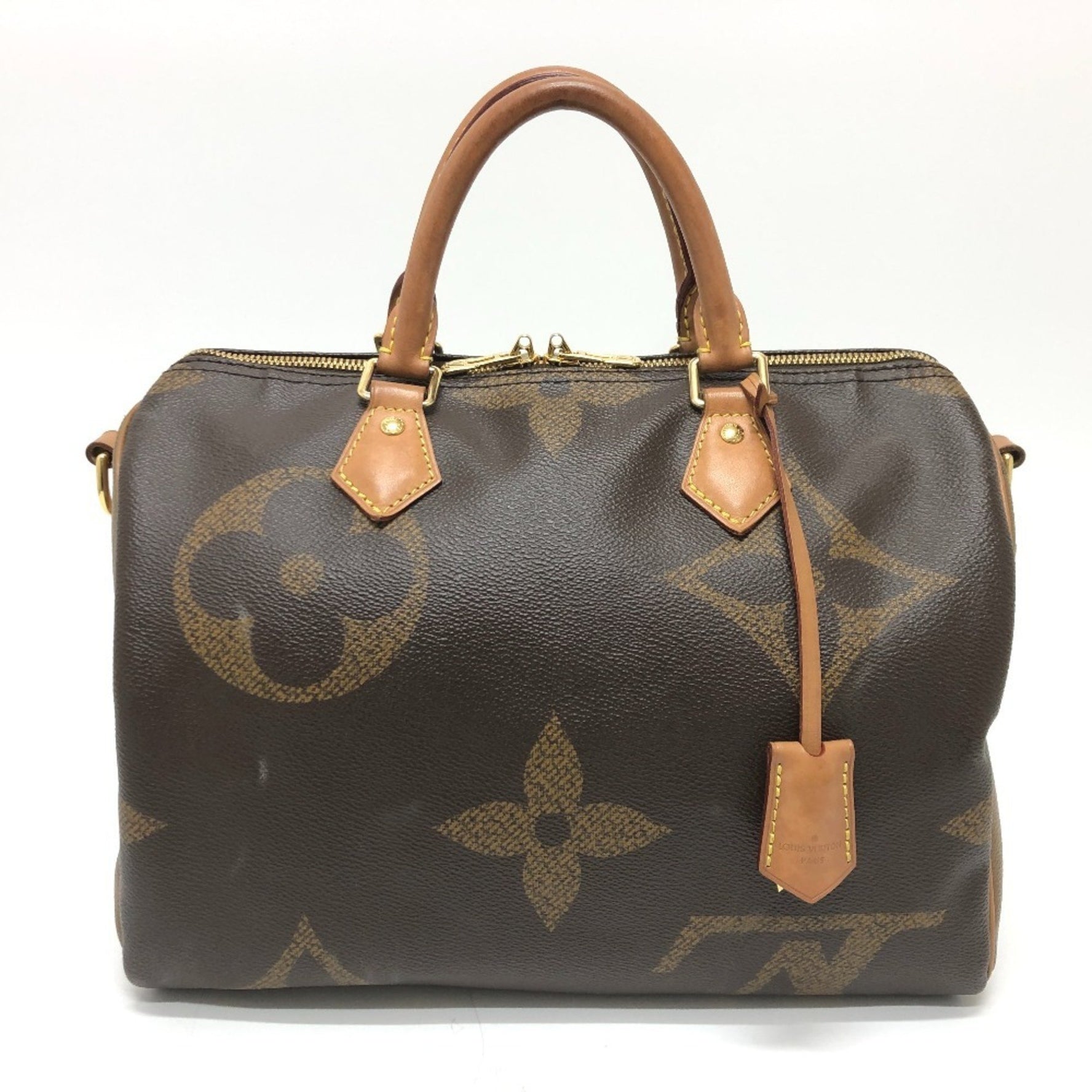 LOUIS VUITTON M44602 Monogram Giant Speedy Bandouliere 30 Mini Boston Bag, Handbag, Canvas, Women's, Brown