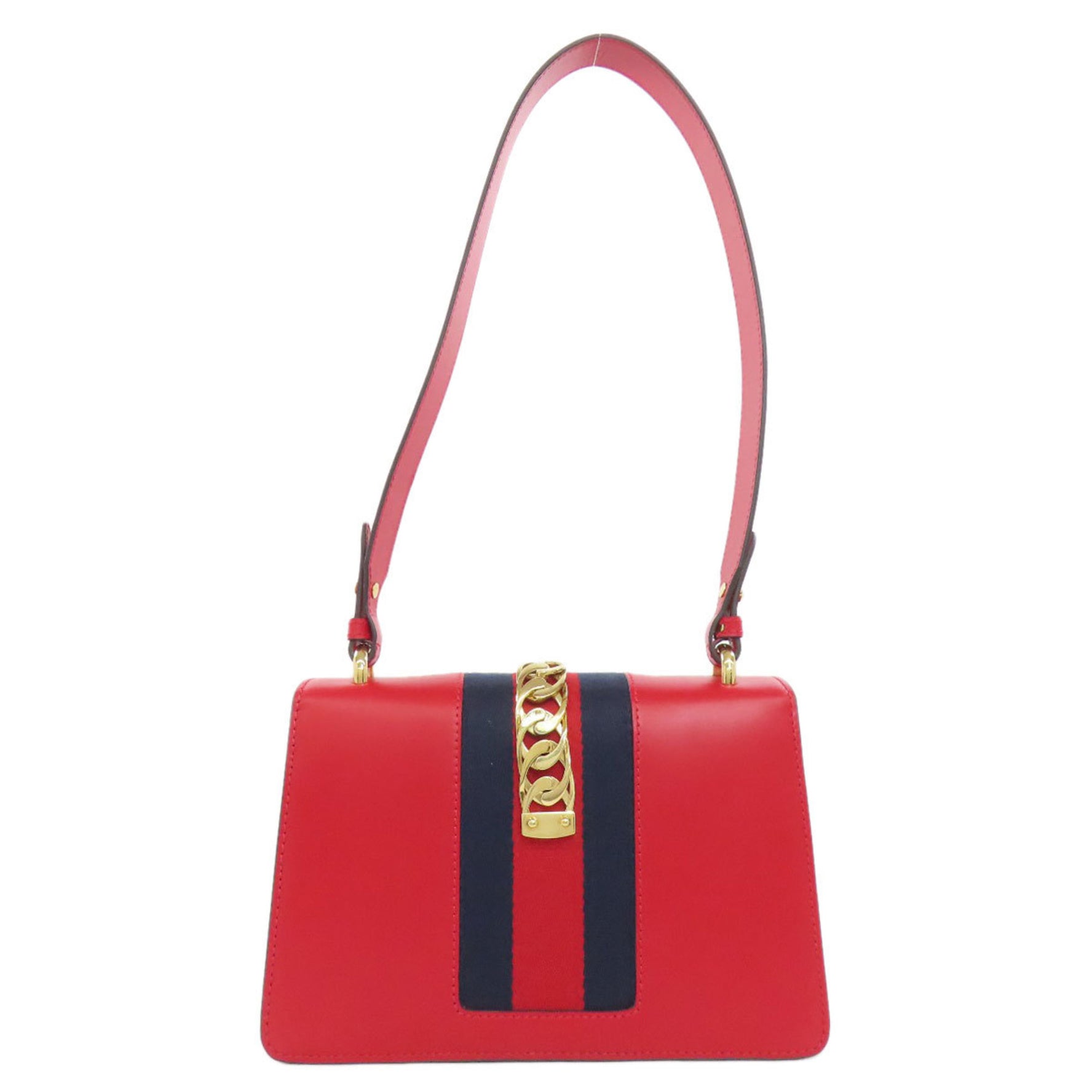 Gucci Sylvie Shoulder Bag Calf Leather