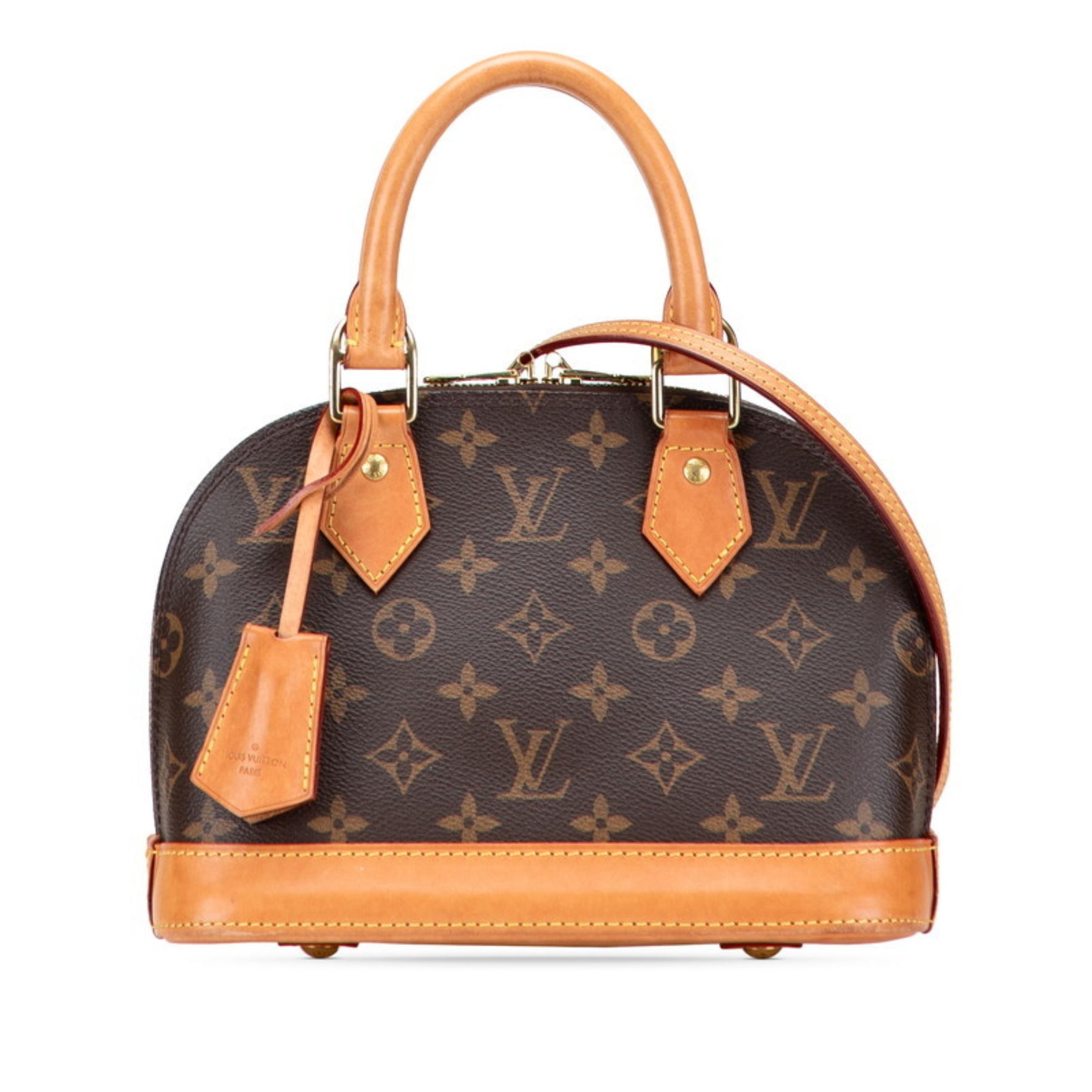 Louis Vuitton Monogram Alma BB Handbag/Shoulder Bag, Leather, LOUIS VUITTON