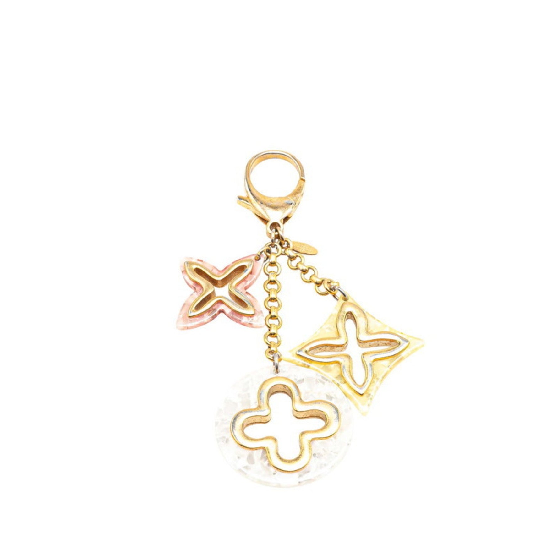 Louis Vuitton Bijoux Sac Insolence Keychain Bag Charm M66884 Gold Multicolor Plated Plastic Women's LOUIS VUITTON