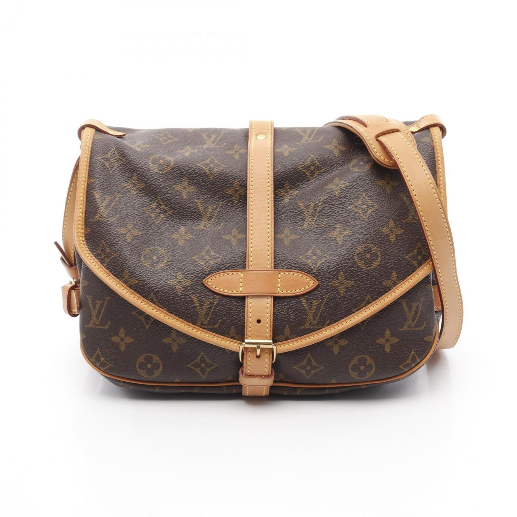 Louis Vuitton Saumur 30 Shoulder Bag, Coated Canvas and Leather, Monogram