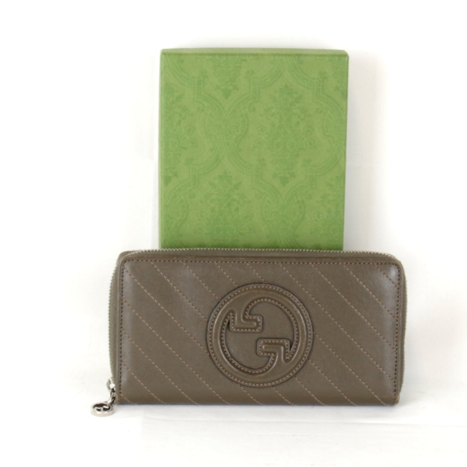 GUCCI Blondie Round Zip Wallet 760312/496334, Leather