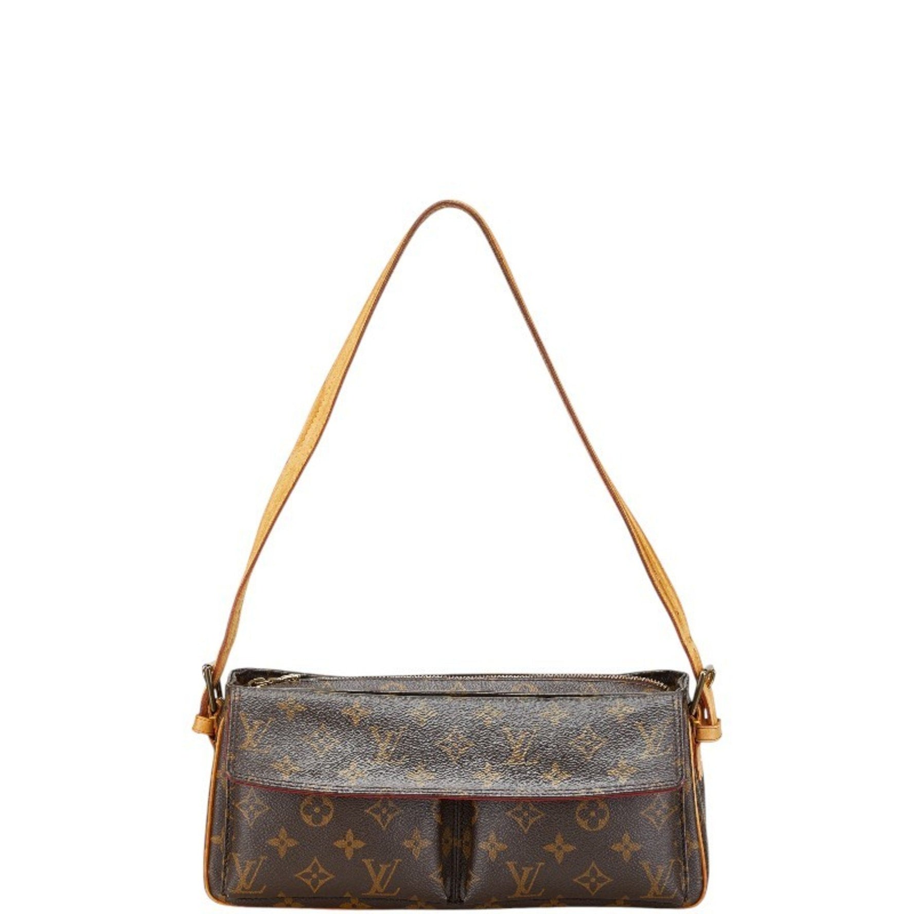 Louis Vuitton Monogram Vivacite MM Bag PVC Leather