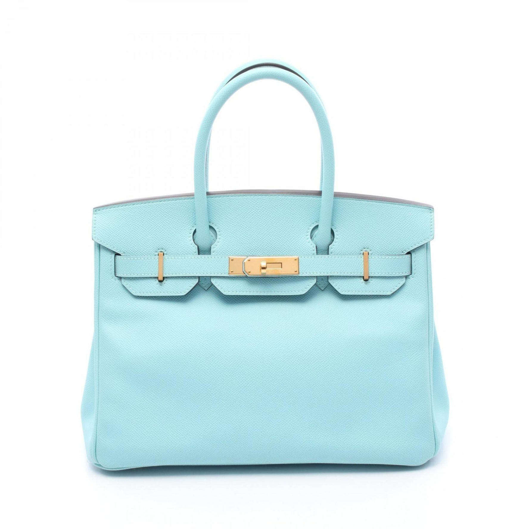 Hermes Hermès Birkin 30 handbag, leather, Epsom women's, blue