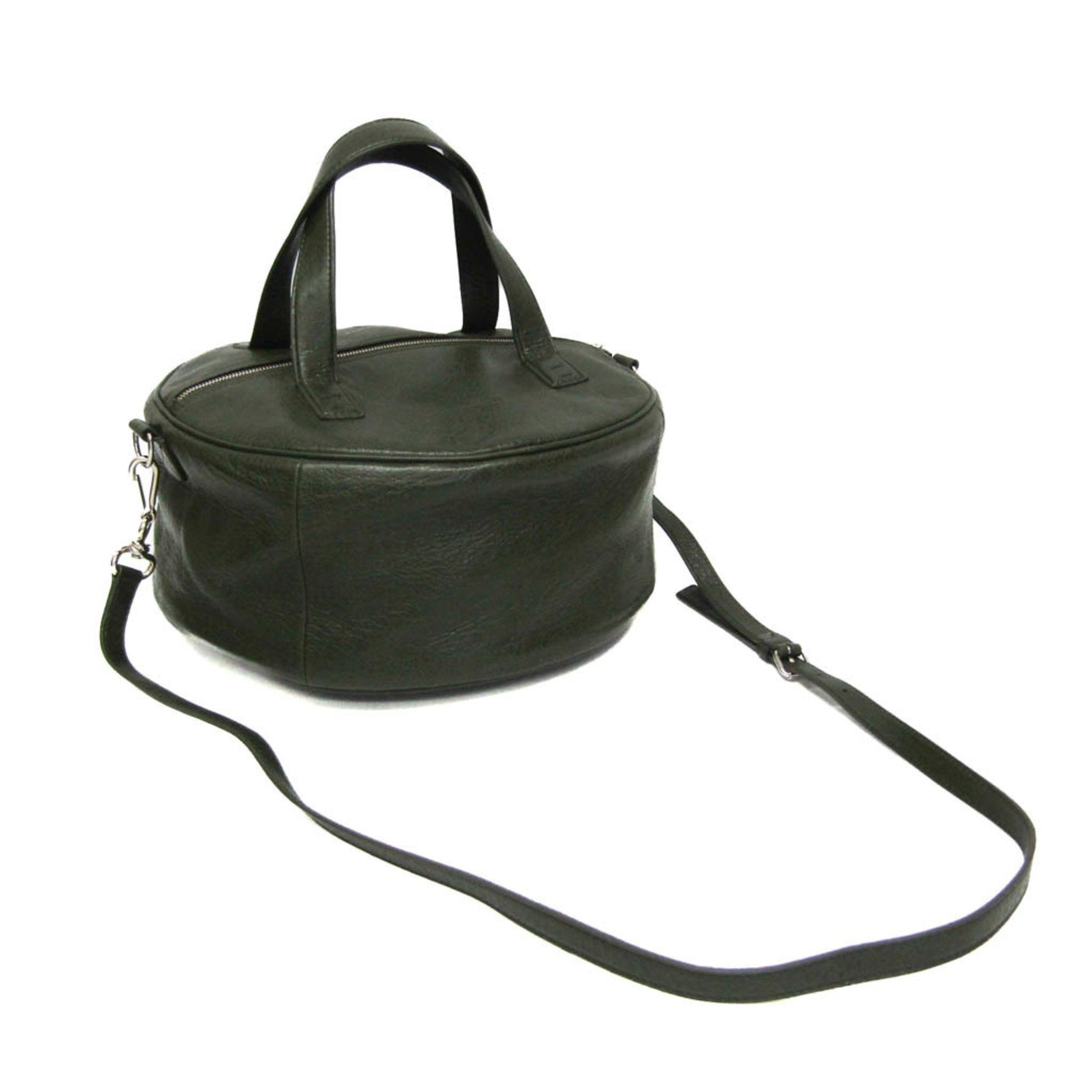 Balenciaga Air Hobo S Women's Leather Handbag,Shoulder Bag Khaki