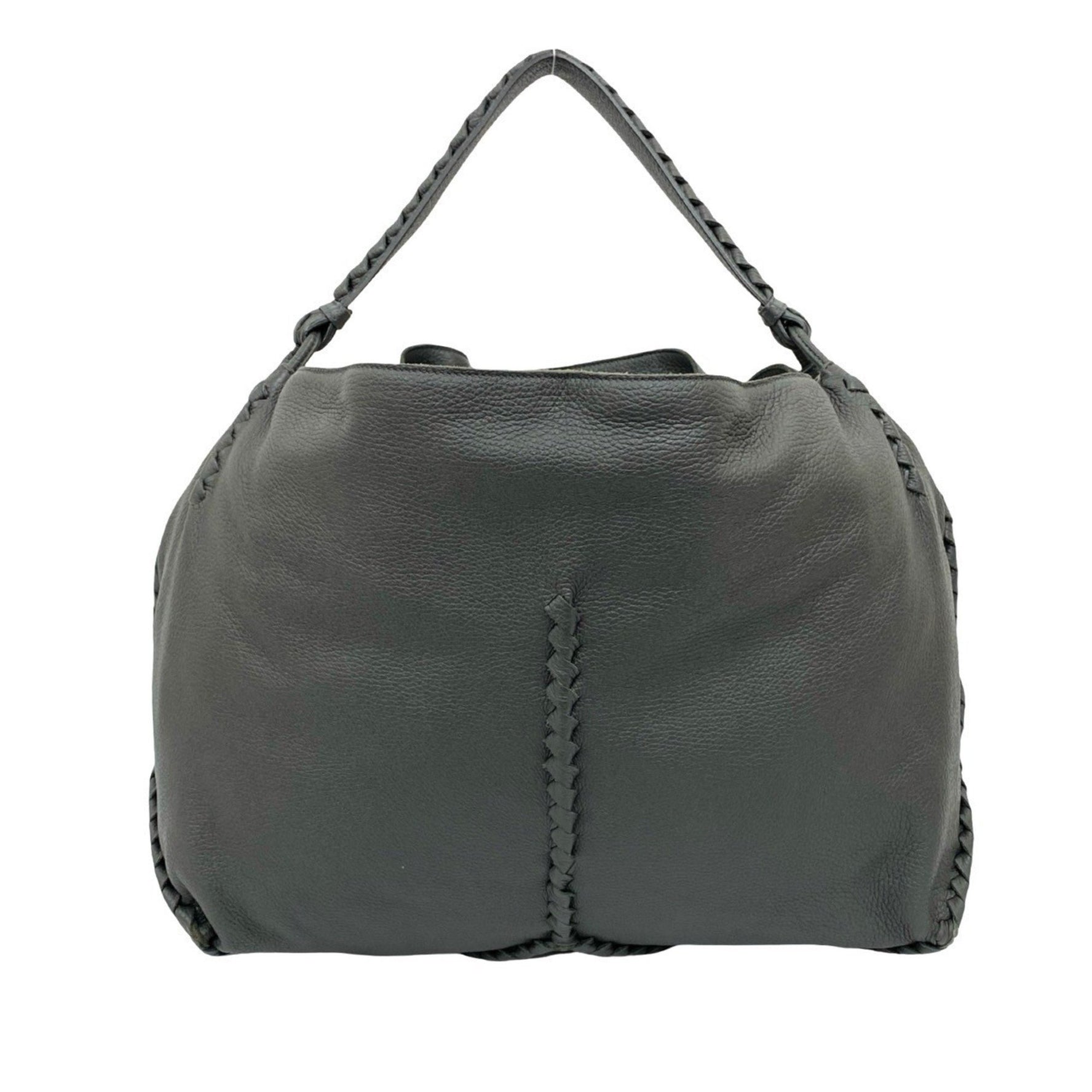 BOTTEGA VENETA Intrecciato Leather Tote Bag/Semi-Shoulder Bag, 1035-4