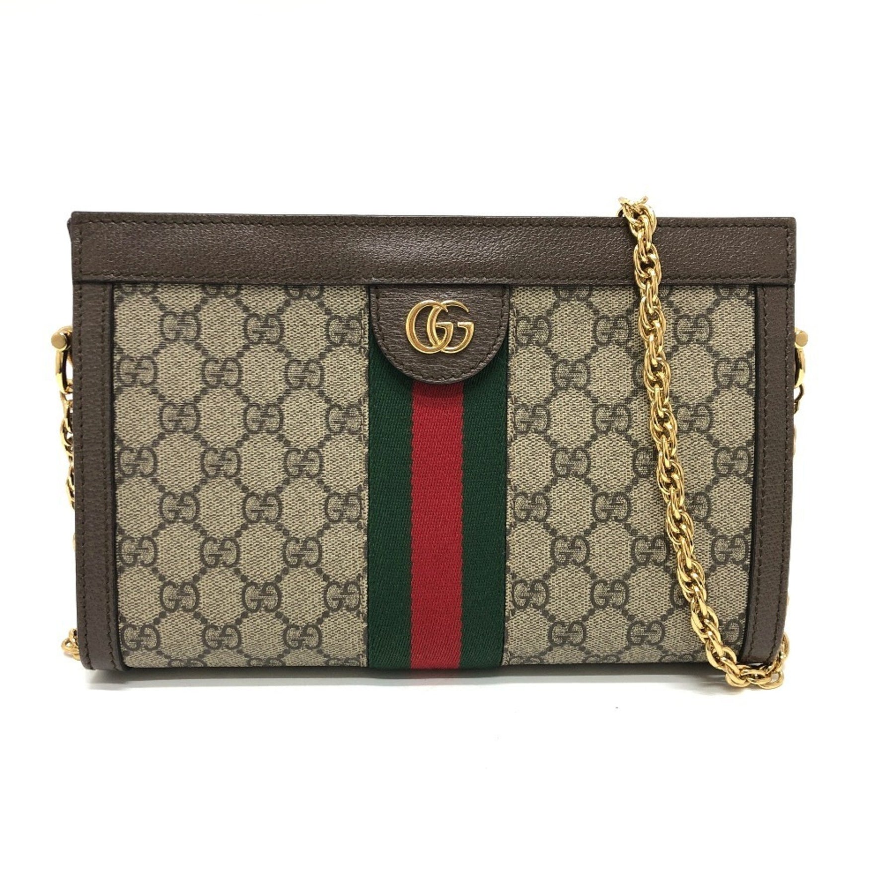 GUCCI Ophidia GG Small Chain Shoulder Bag in Supreme Canvas