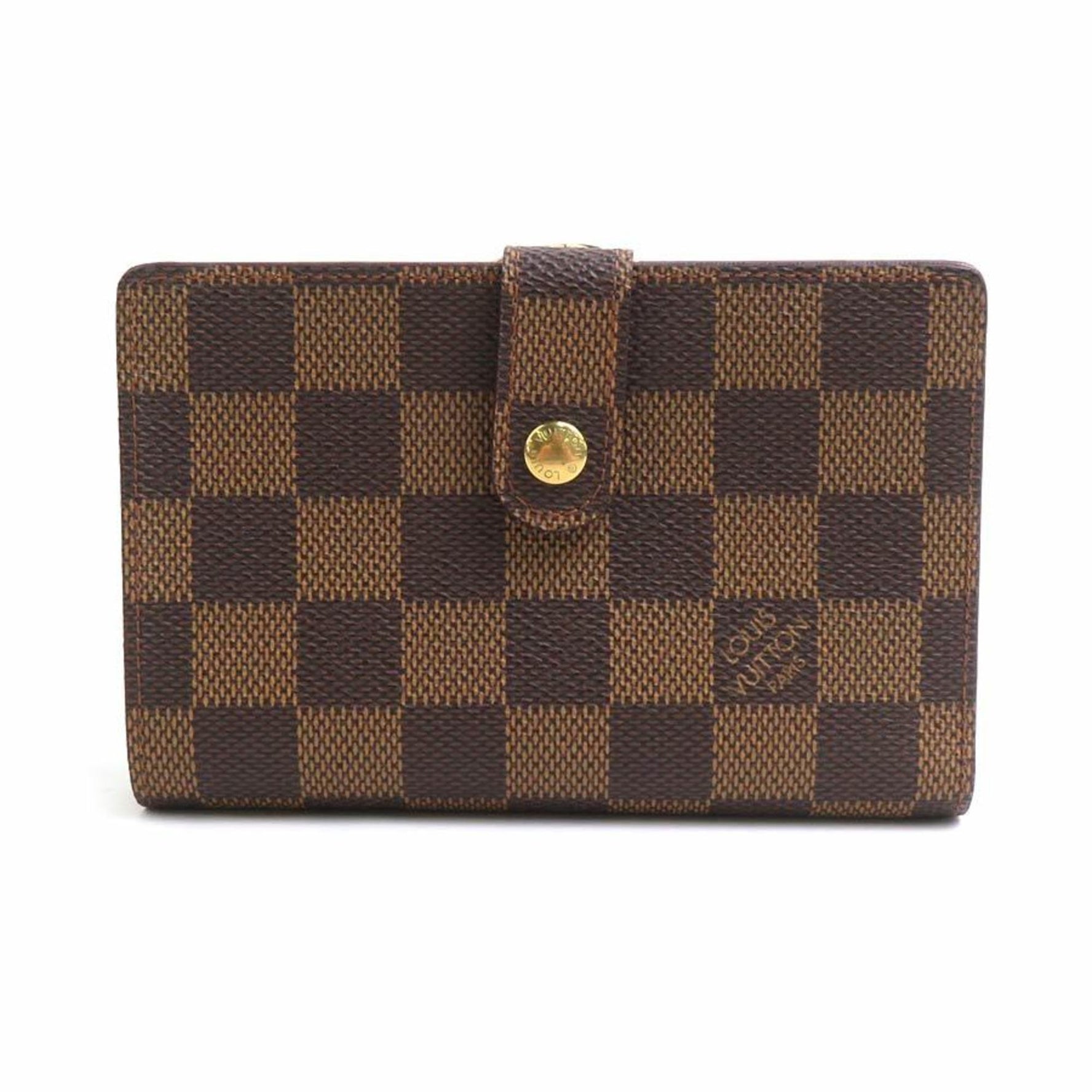 Louis Vuitton Bi-fold Wallet Damier Portefeuille Viennois Canvas