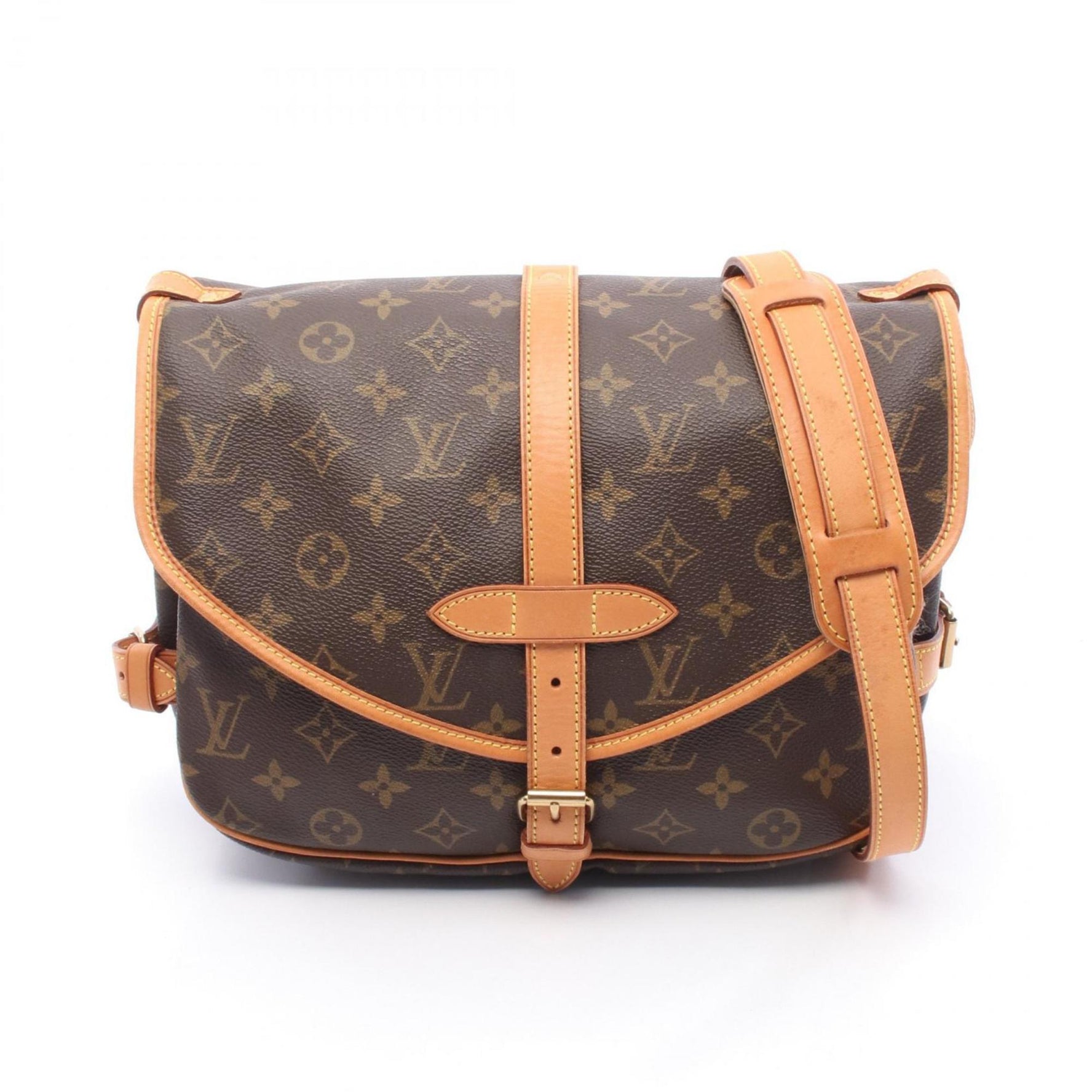 Louis Vuitton Saumur 30 Shoulder Bag, Coated Canvas and Leather, Monogram