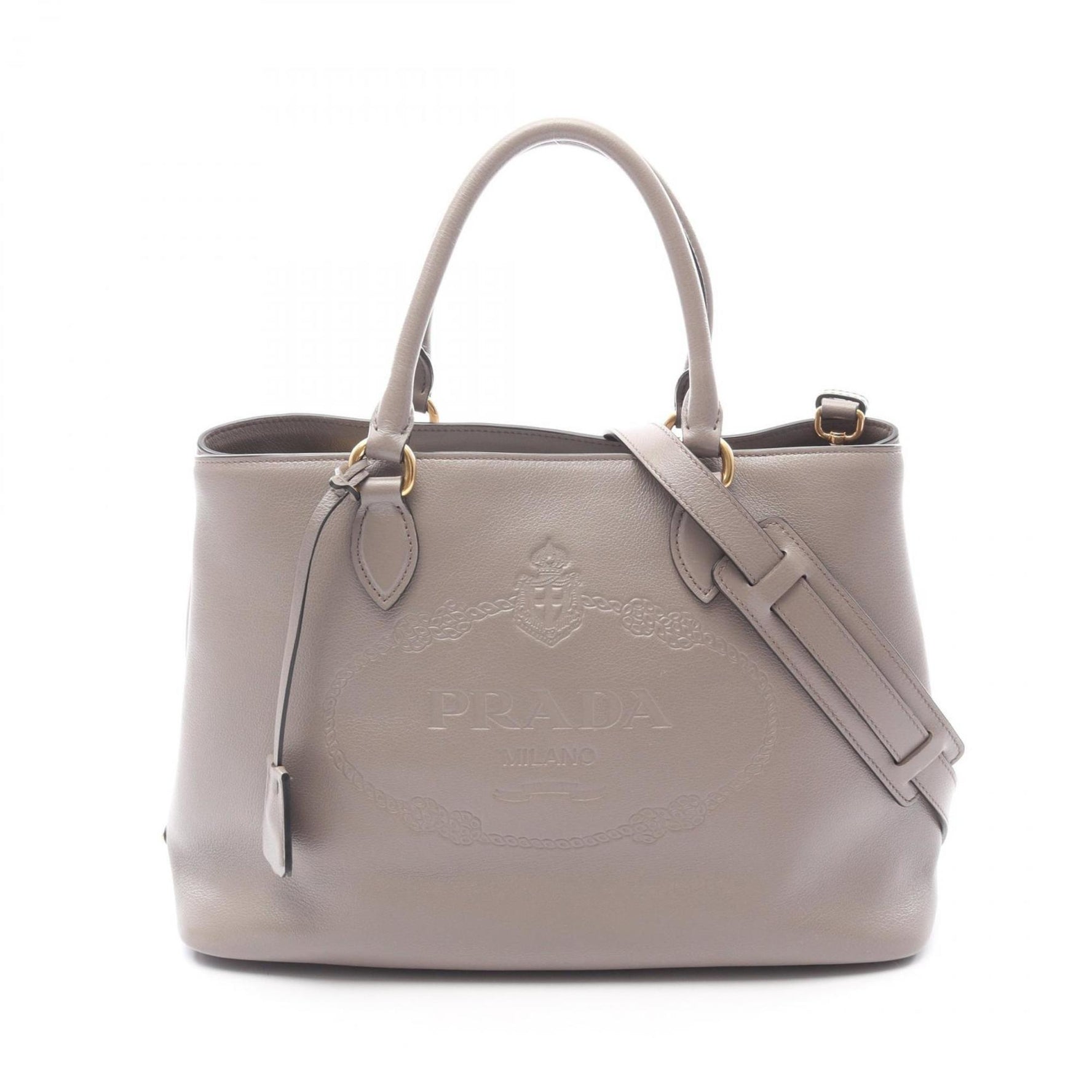 Prada GLACE'CALF handbag, leather