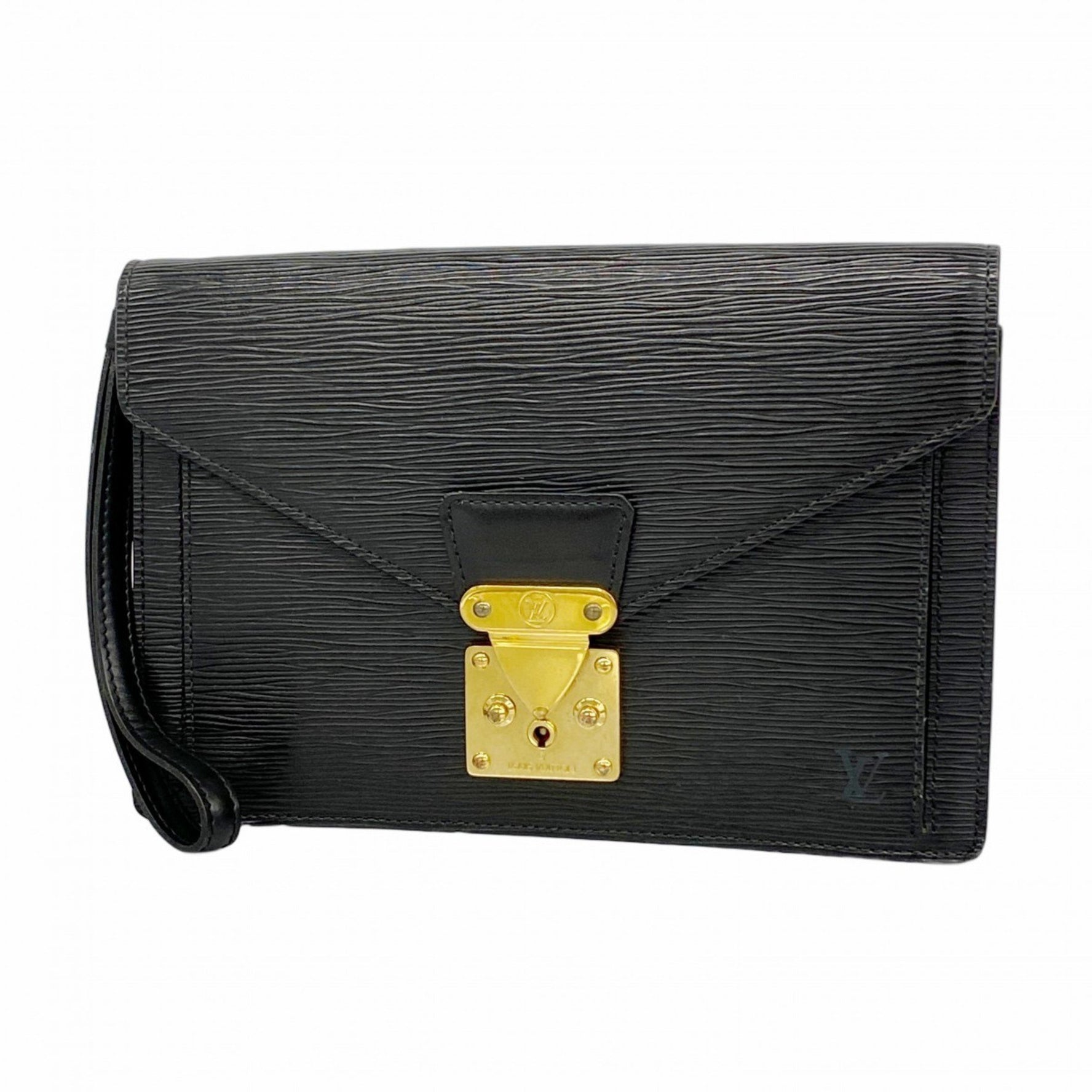 Louis Vuitton Epi Leather Pochette Serie Dragonne Clutch Bag M52612 Noir Men's