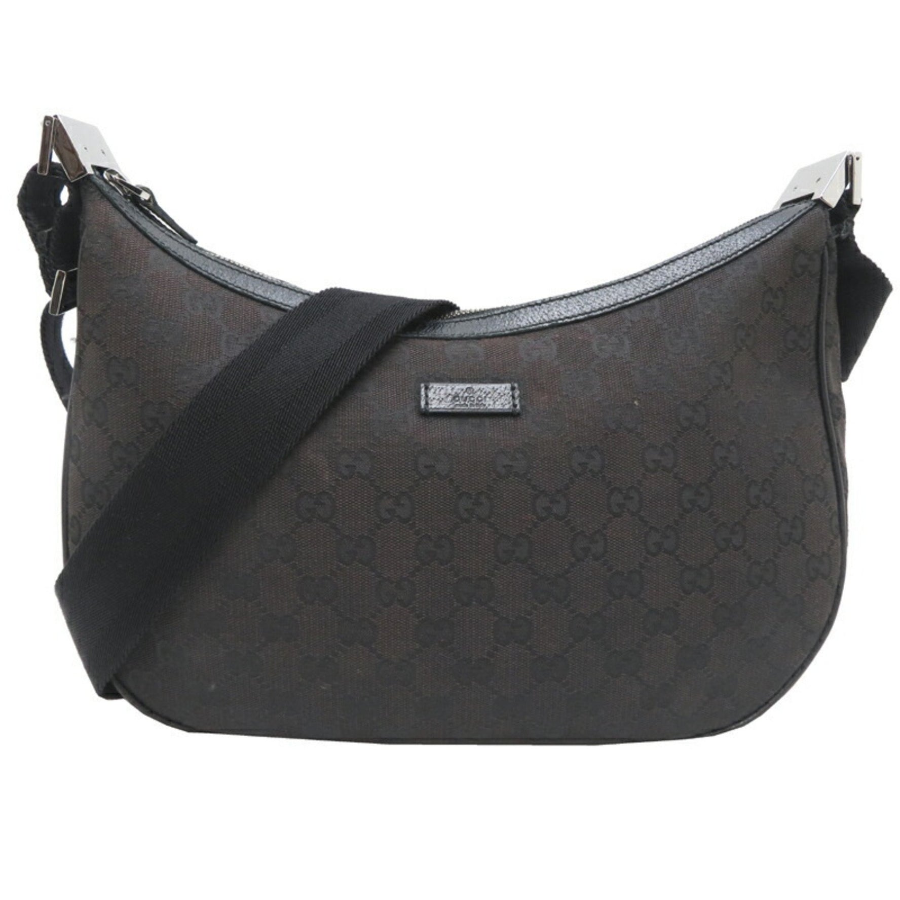 Gucci Women's Shoulder Bag GG Canvas Black