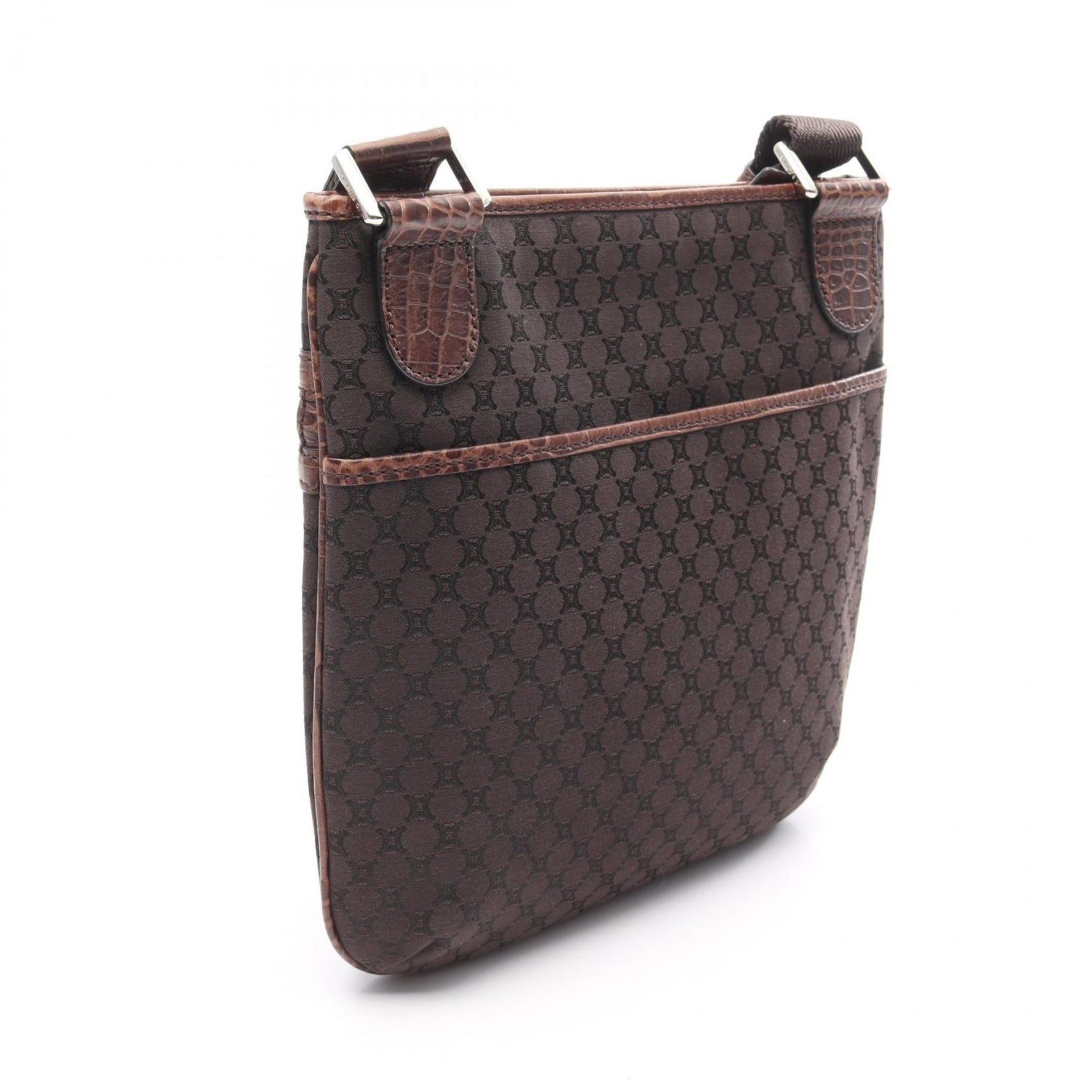 Celine Macadam Shoulder Bag, Canvas and Leather